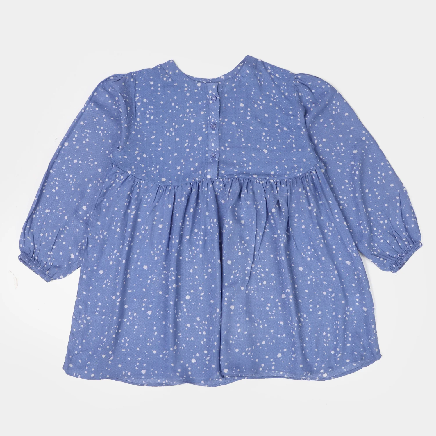 Teens Girls Casual Top Dotted - Blue