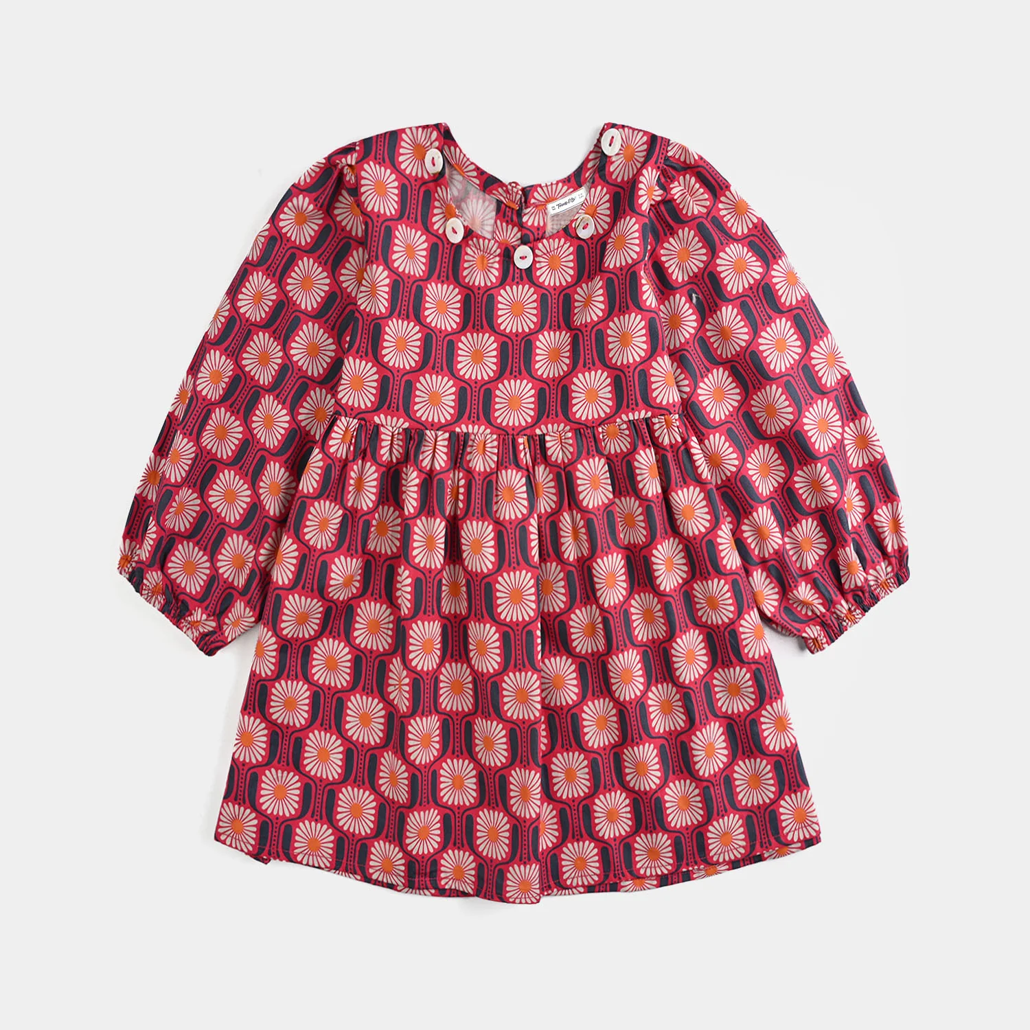Teens Girls Cotton Co-Ord Set - Multi - Image 2