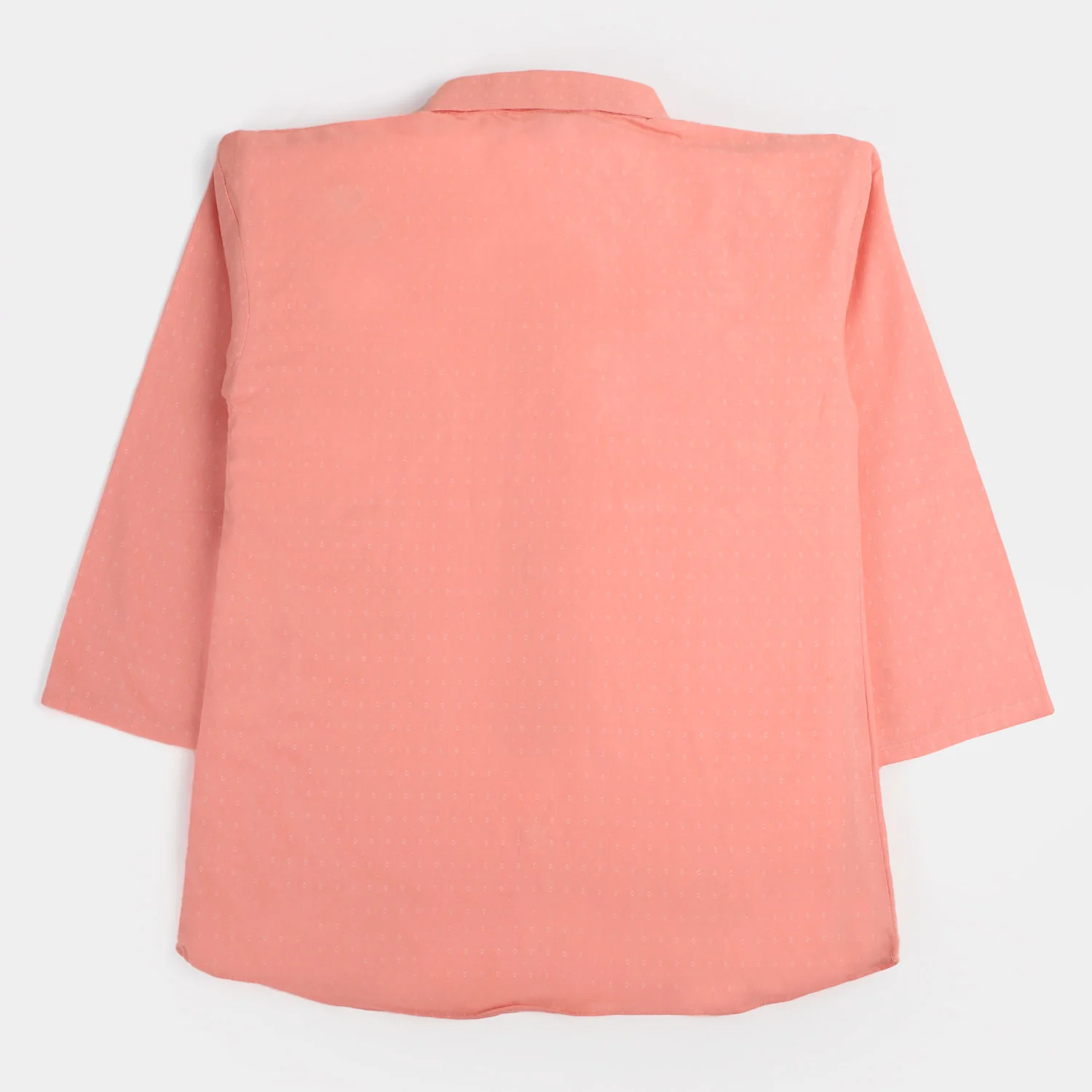 Teens Girls Cotton Embroidered Rose Top - Orange - Image 4
