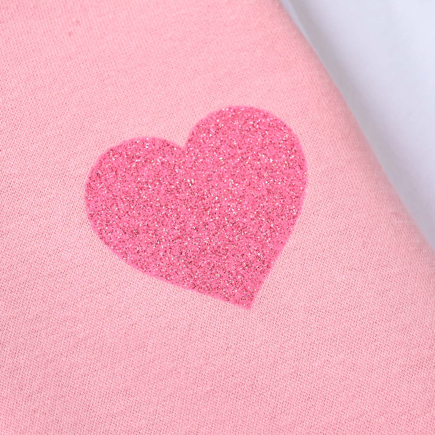 Teens Girls Fleece 2 Piece Set (Heart) - Pink - Image 4