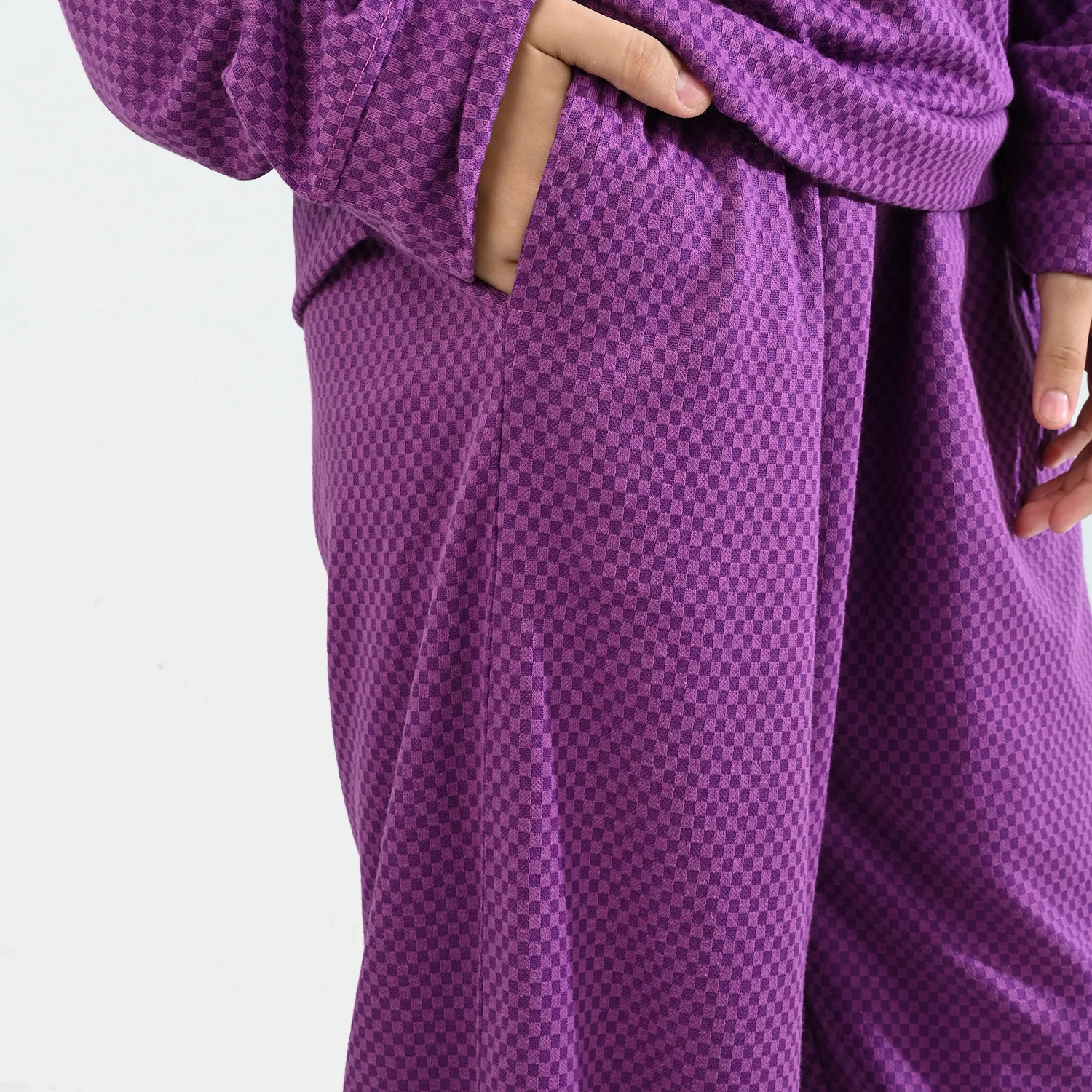 Teens Girls Jacquard 2 Piece BETTER DAYS-Purple - Image 4