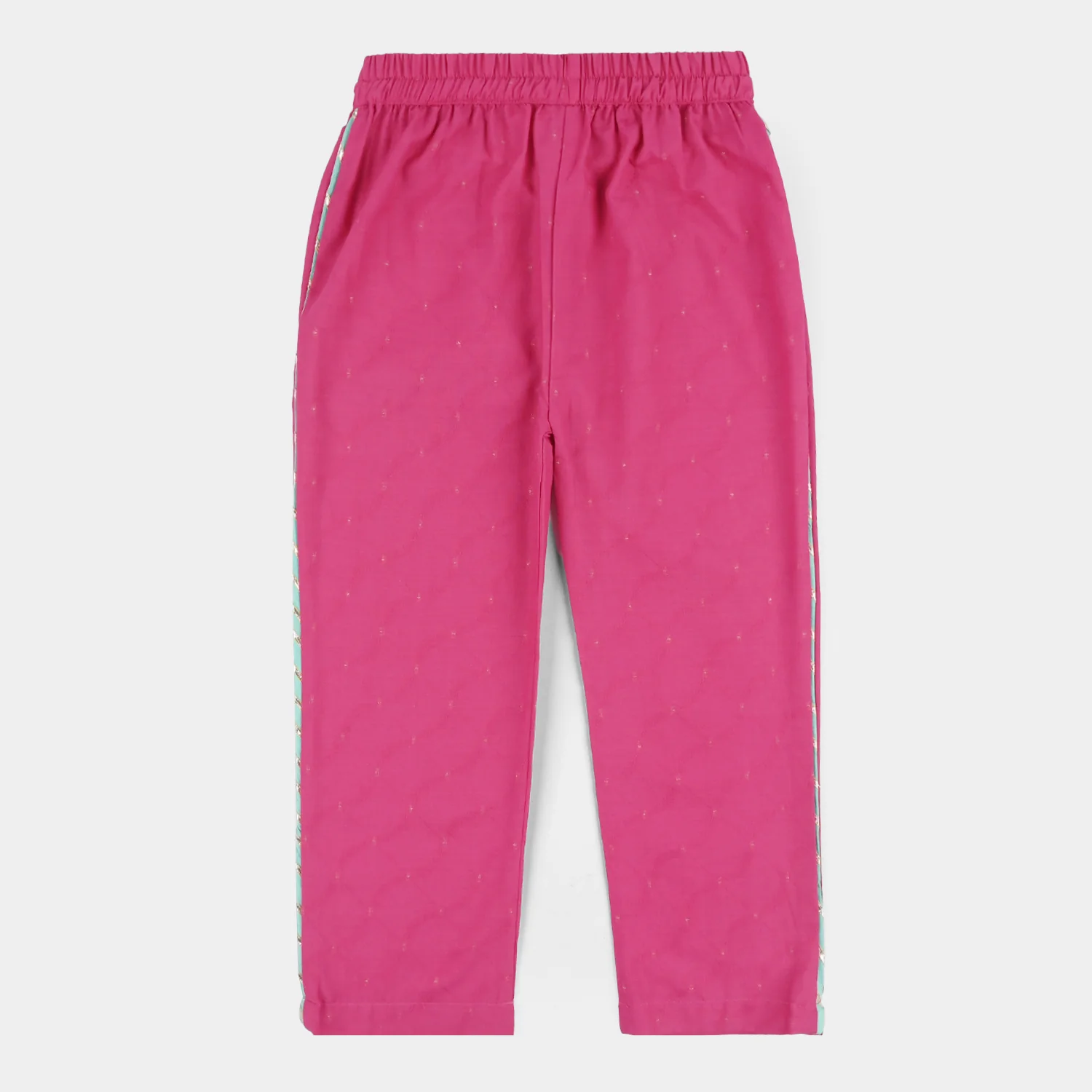 Teens Girls Jacquard 3Pcs Dil Naz - Shocking Pink - Image 5