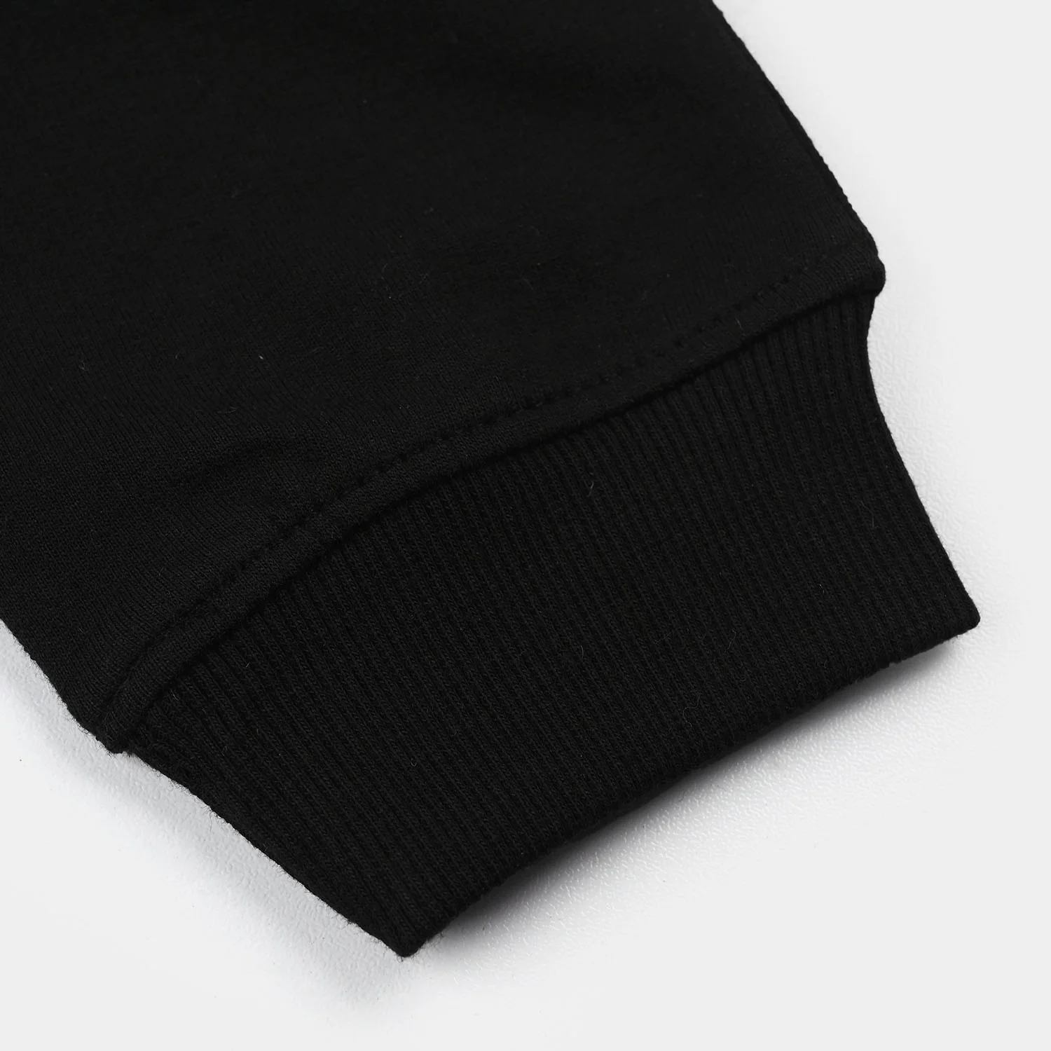 Girls Jersey/Terry Pajama (Basic) - Jet Black - Image 3