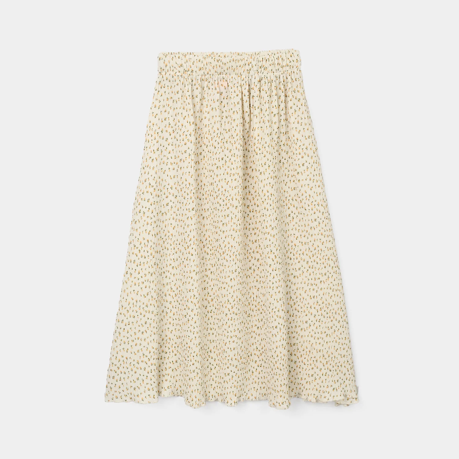 Teens Girls Poly Net Long Skirt Pleated - Multi - Image 3