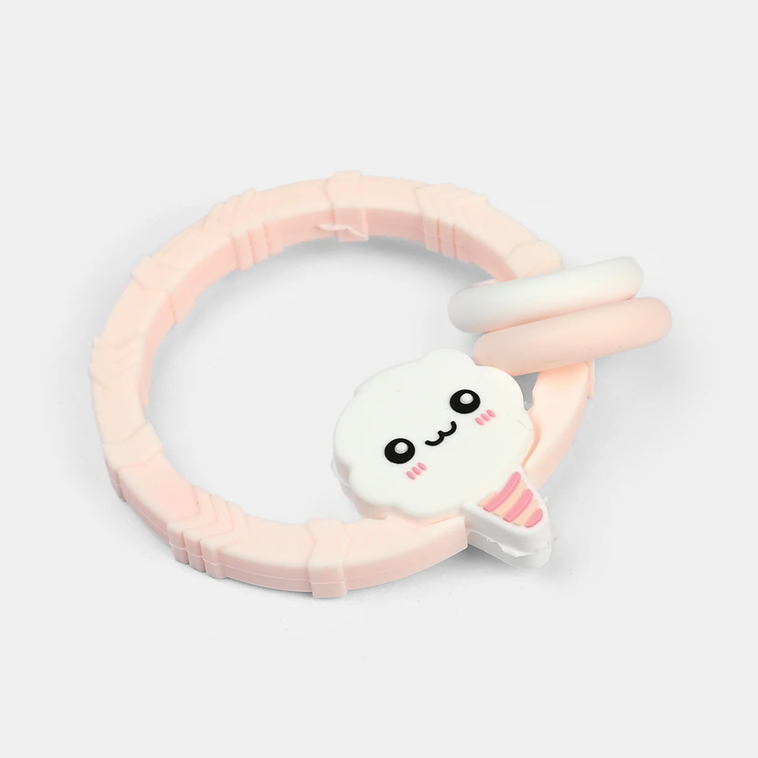 Baby Silicone Teether Ring 3M+