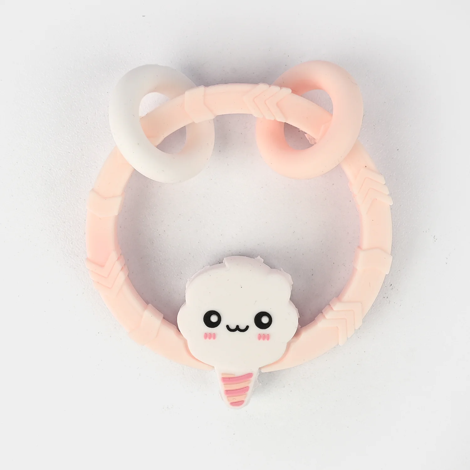 Baby Silicone Teether Ring 3M+ - Image 2