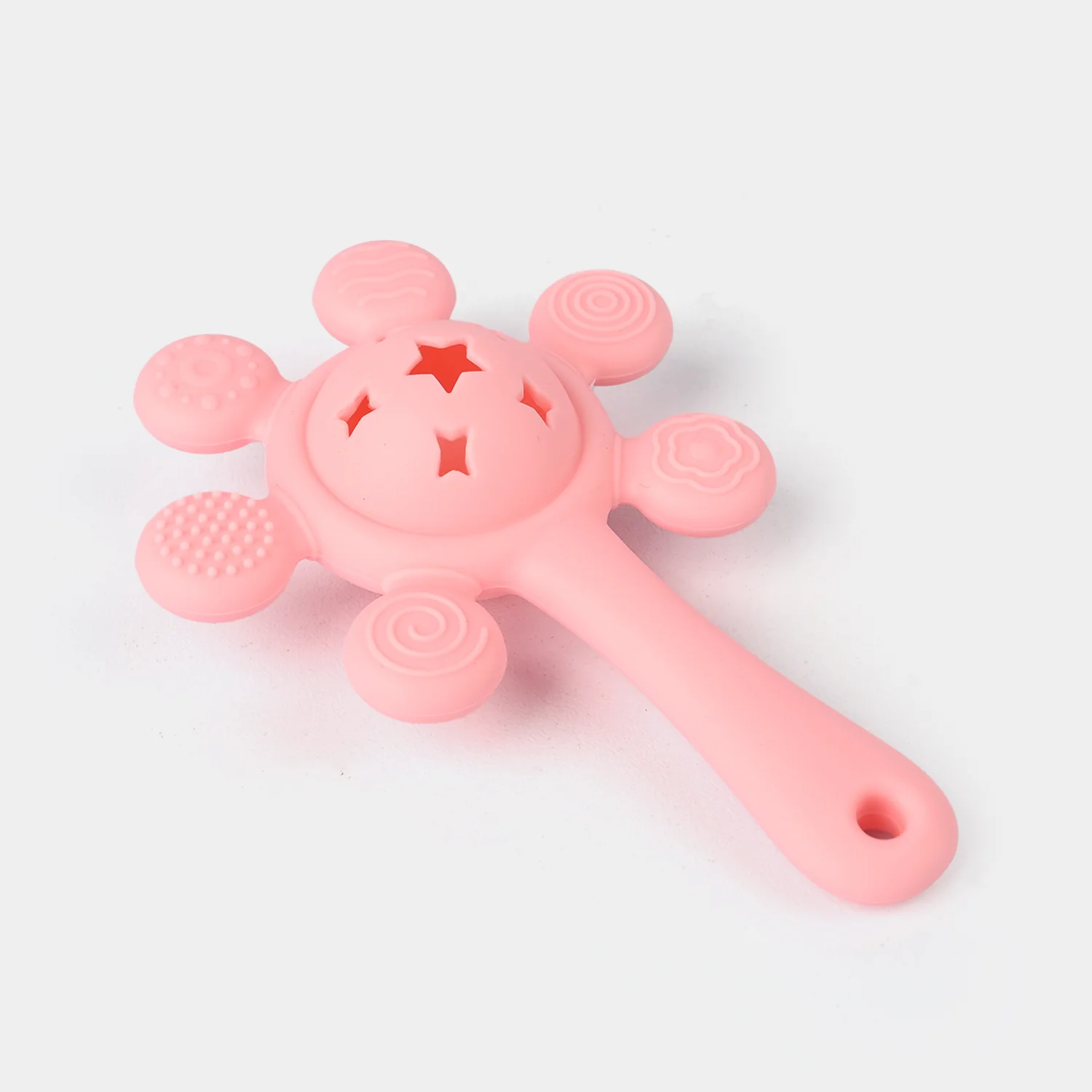 Silicone Giraffe Rattle Baby Teether | 3M+ - Image 2