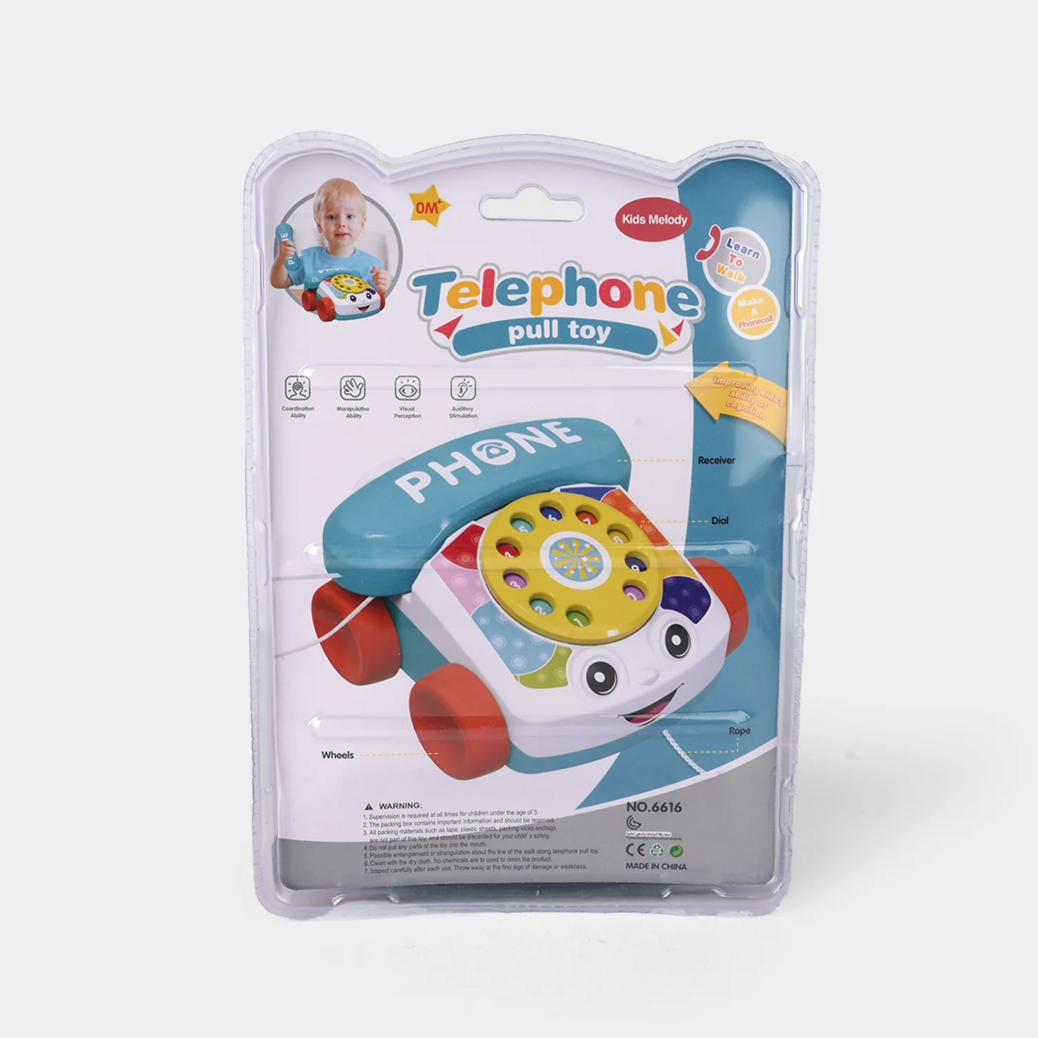 Telephone Toy Engaging Pull-Along Fun for Kids - Image 3