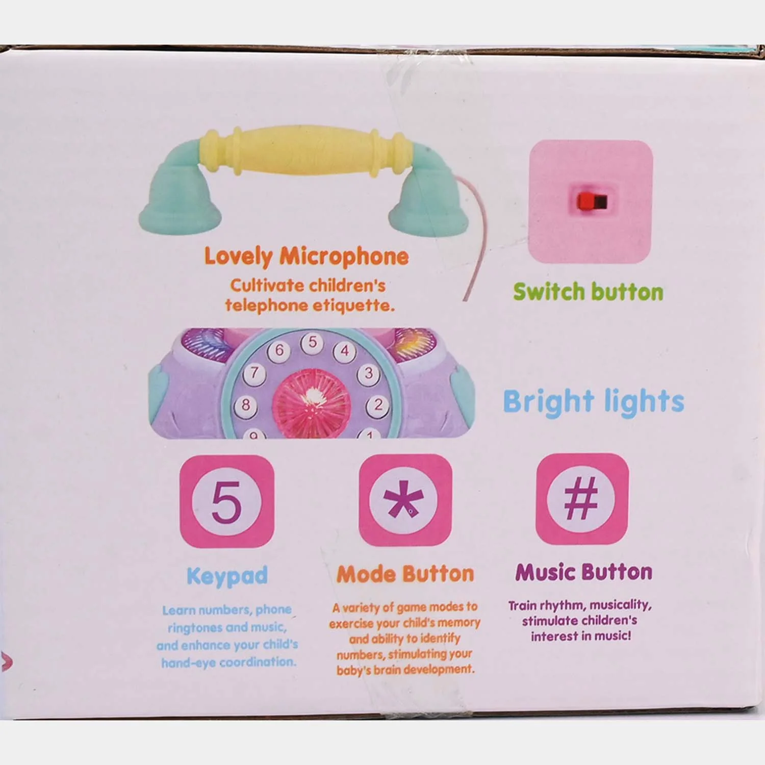 Telephone Toy With Light, Music For Kids - Image 6