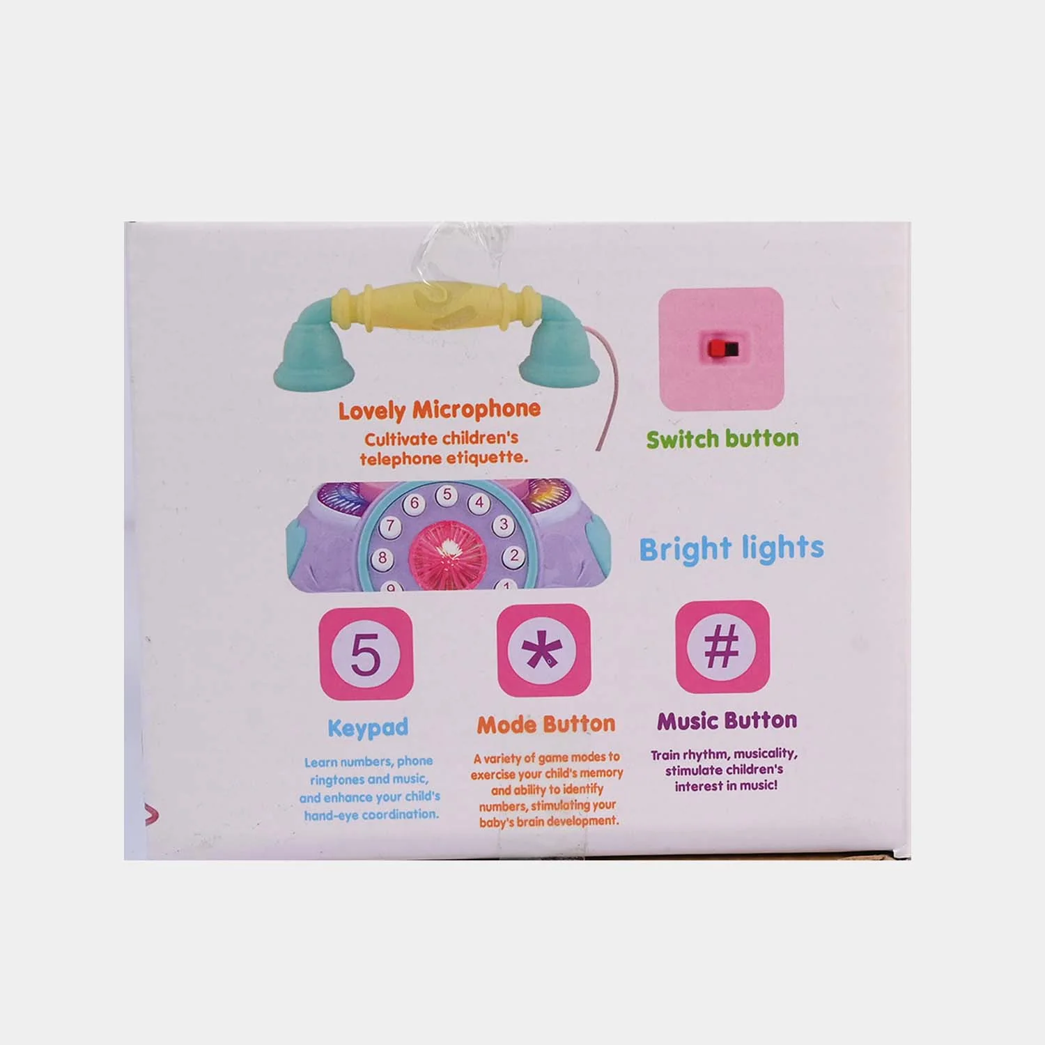 Telephone Toy With Light, Music For Kids - Image 6