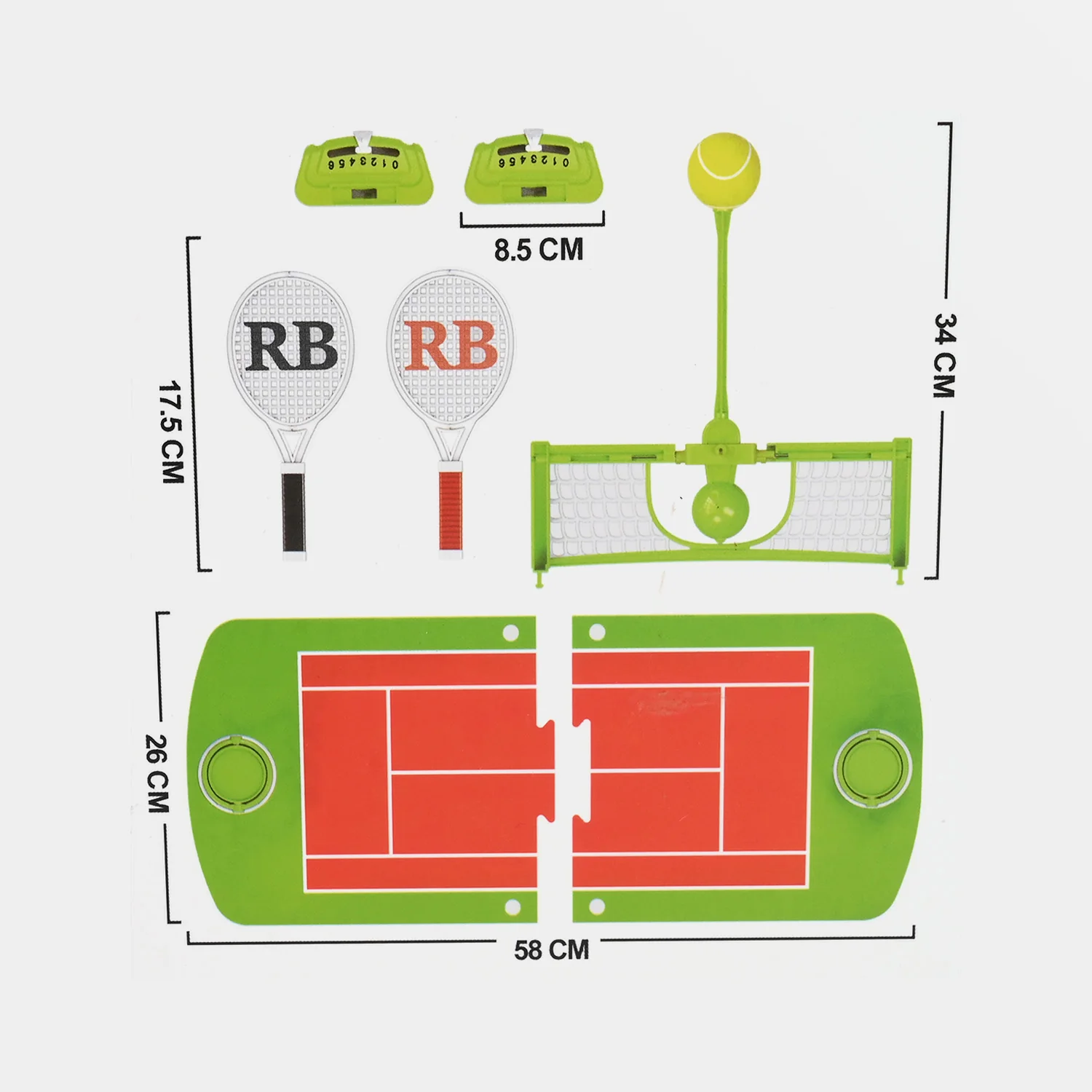 Mini Tennis Court Game – Interactive Table Tennis Set - Image 9