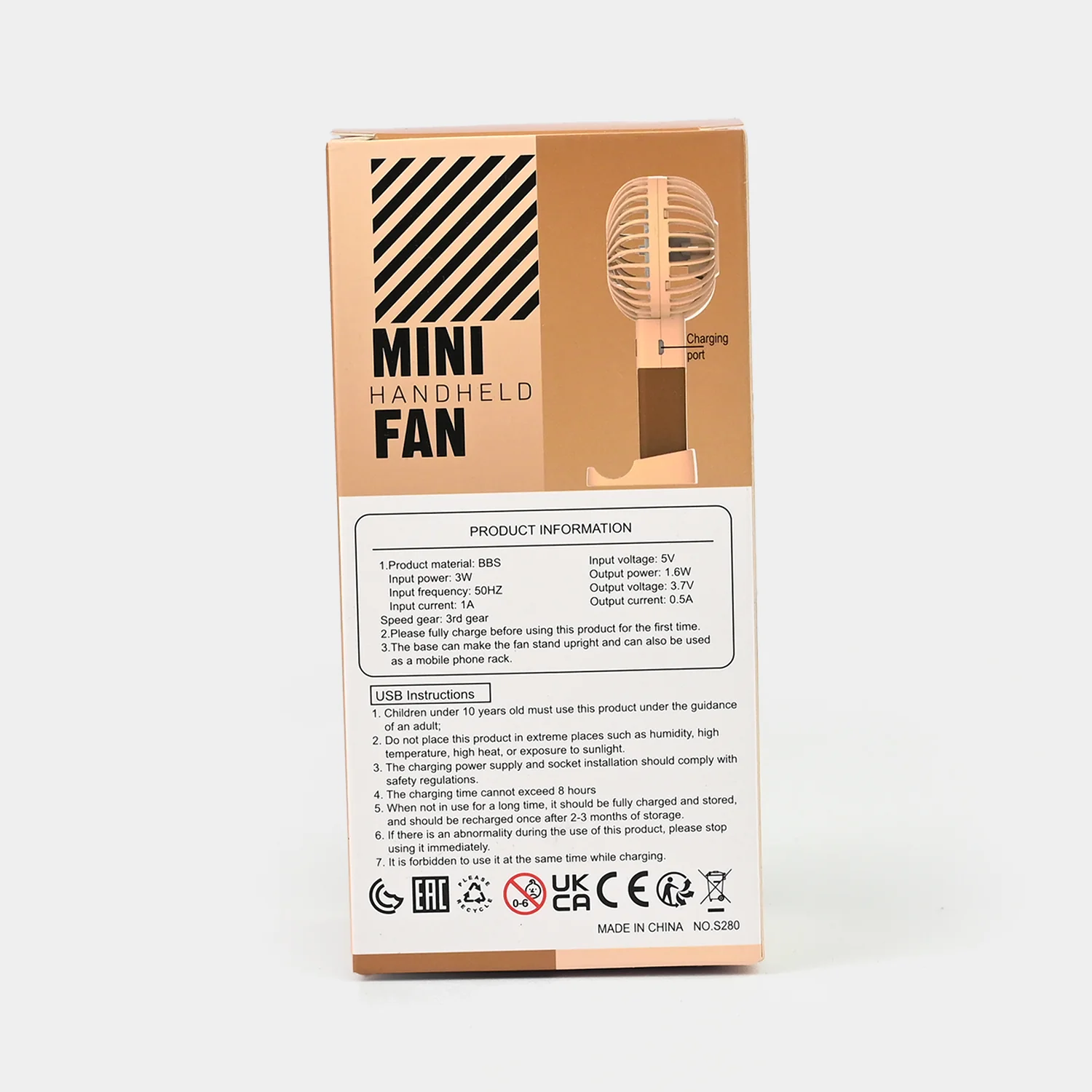 Rechargeable Mini Handheld Fan - Image 5