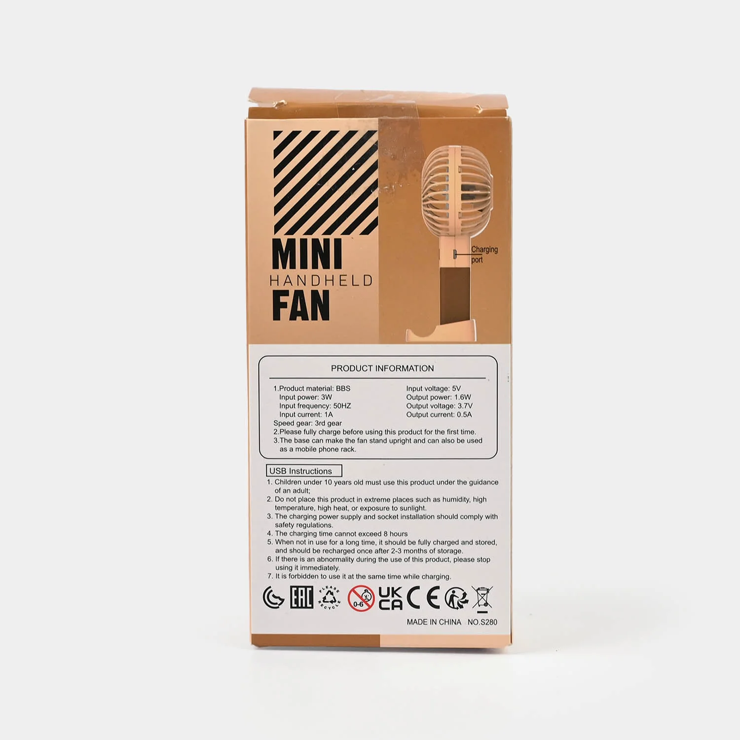 Rechargeable Mini Handheld Fan - Image 6