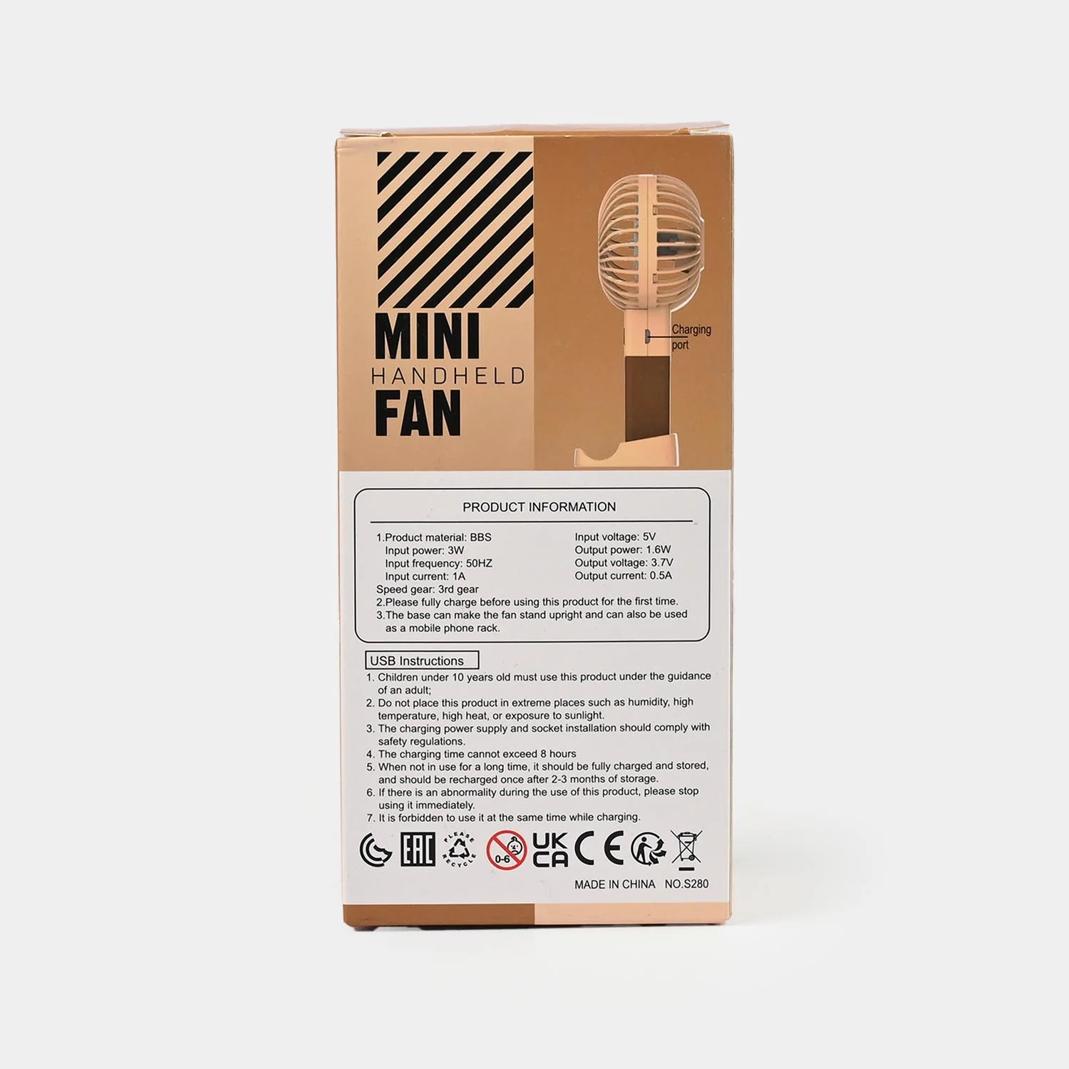 Rechargeable Mini Handheld Fan - Image 6