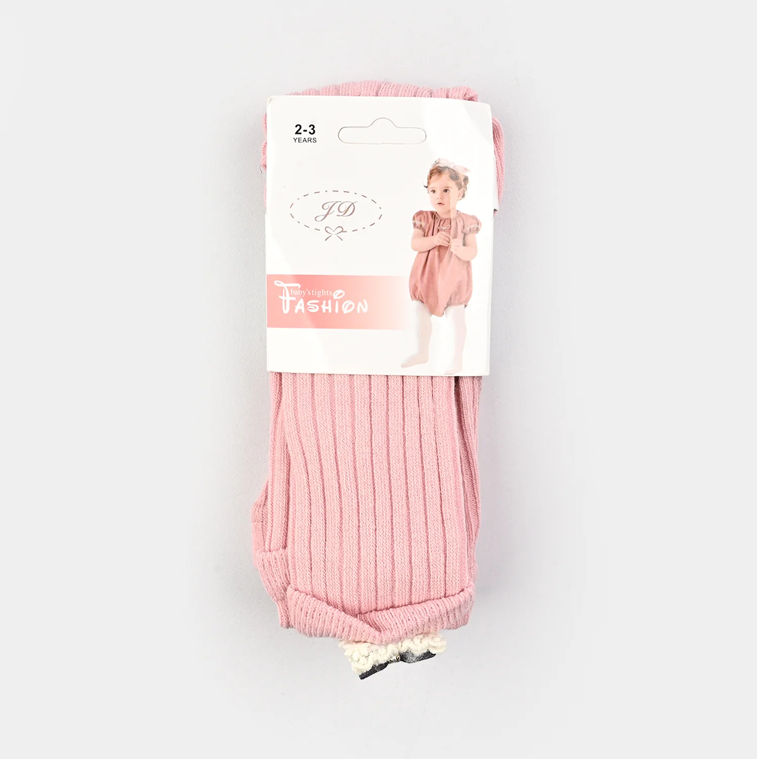 Girls Cotton Tights W/Socks - Image 5