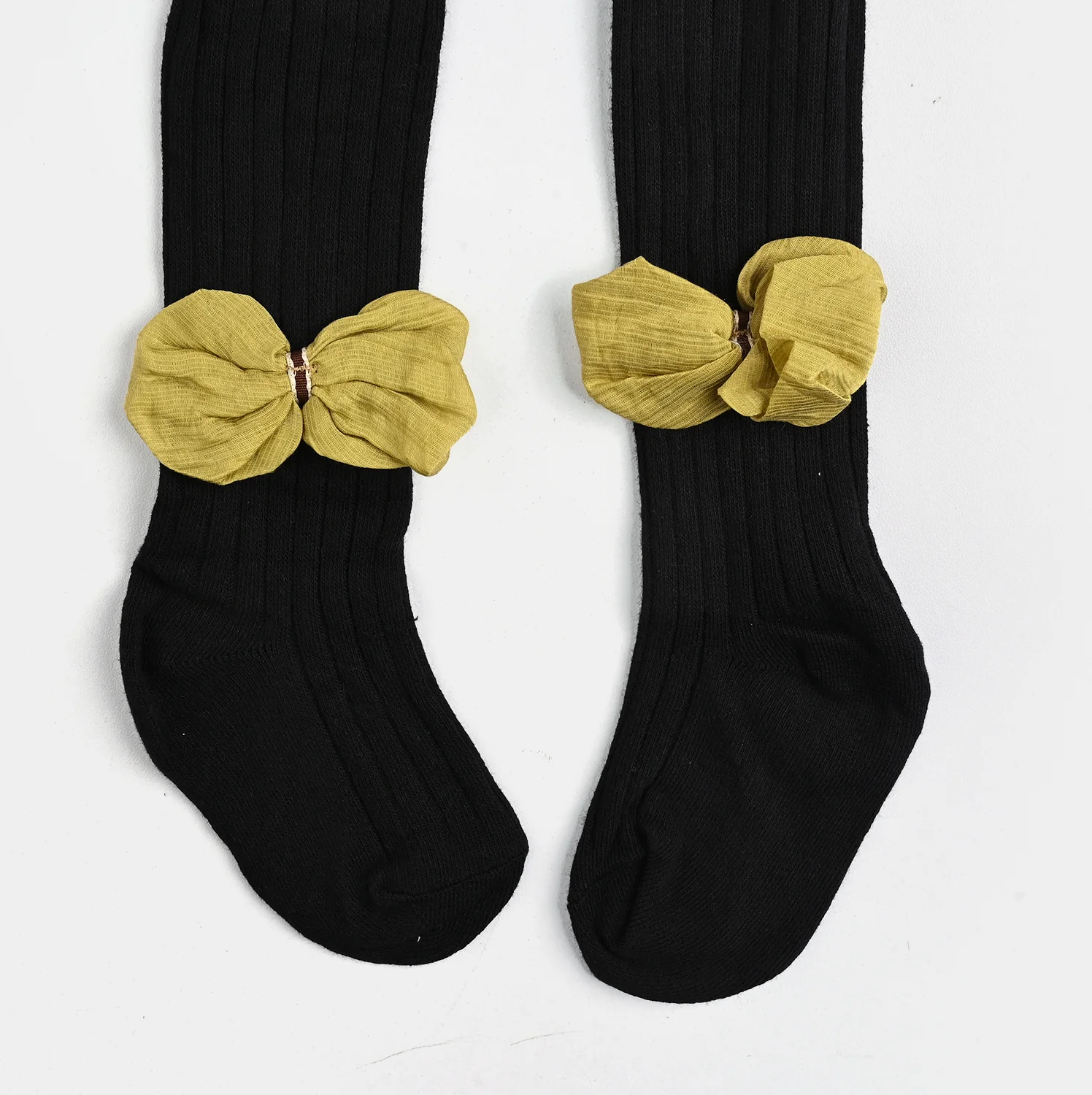 Girls Cotton Tights W/Socks - Image 2