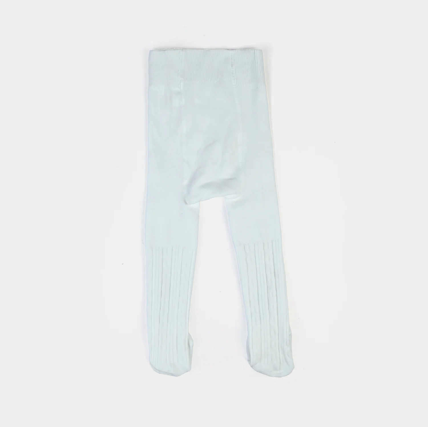Infant Unisex Cotton Tights with Socks - White