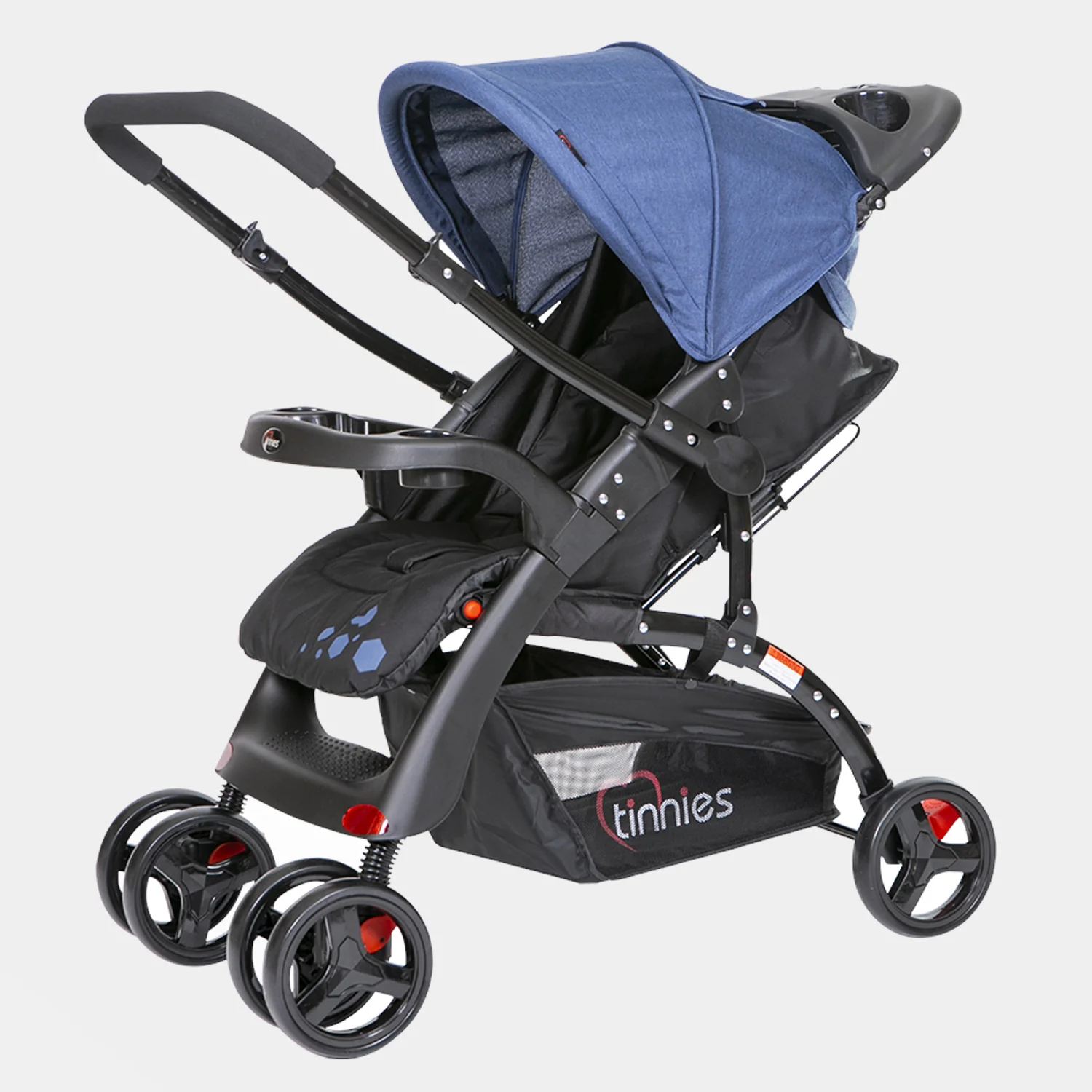 Tinnies Baby Stroller Revers Handle Black C-18D - Image 5