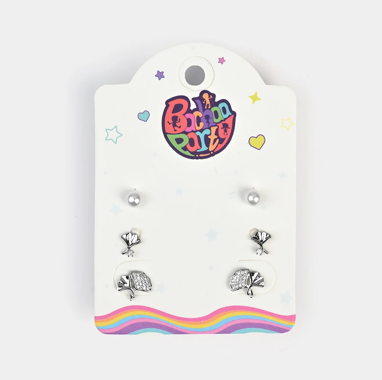 Fancy 3 Pair Stud Earring for Girls