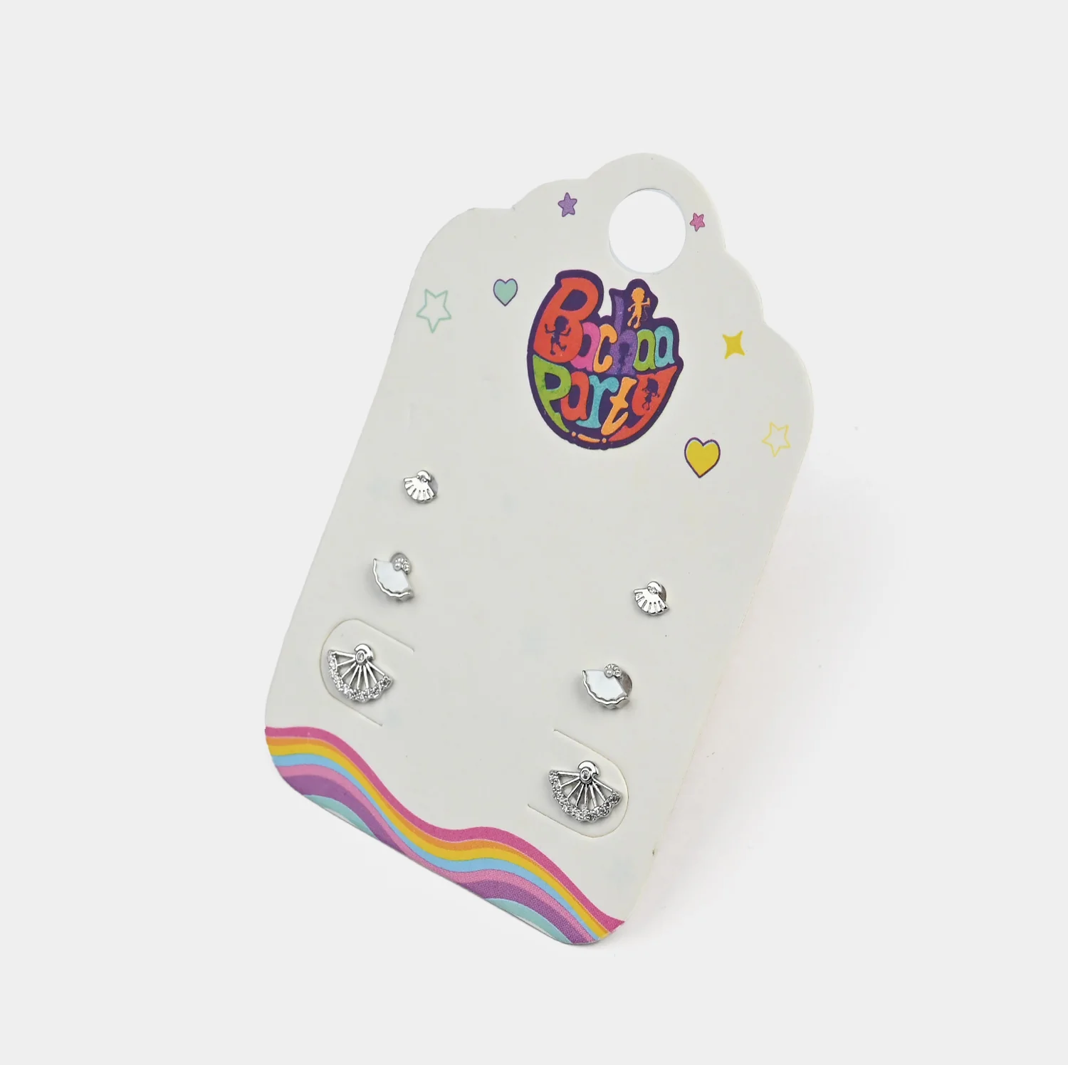 Fancy 3 Pair Stud Earring for Girls - Image 2