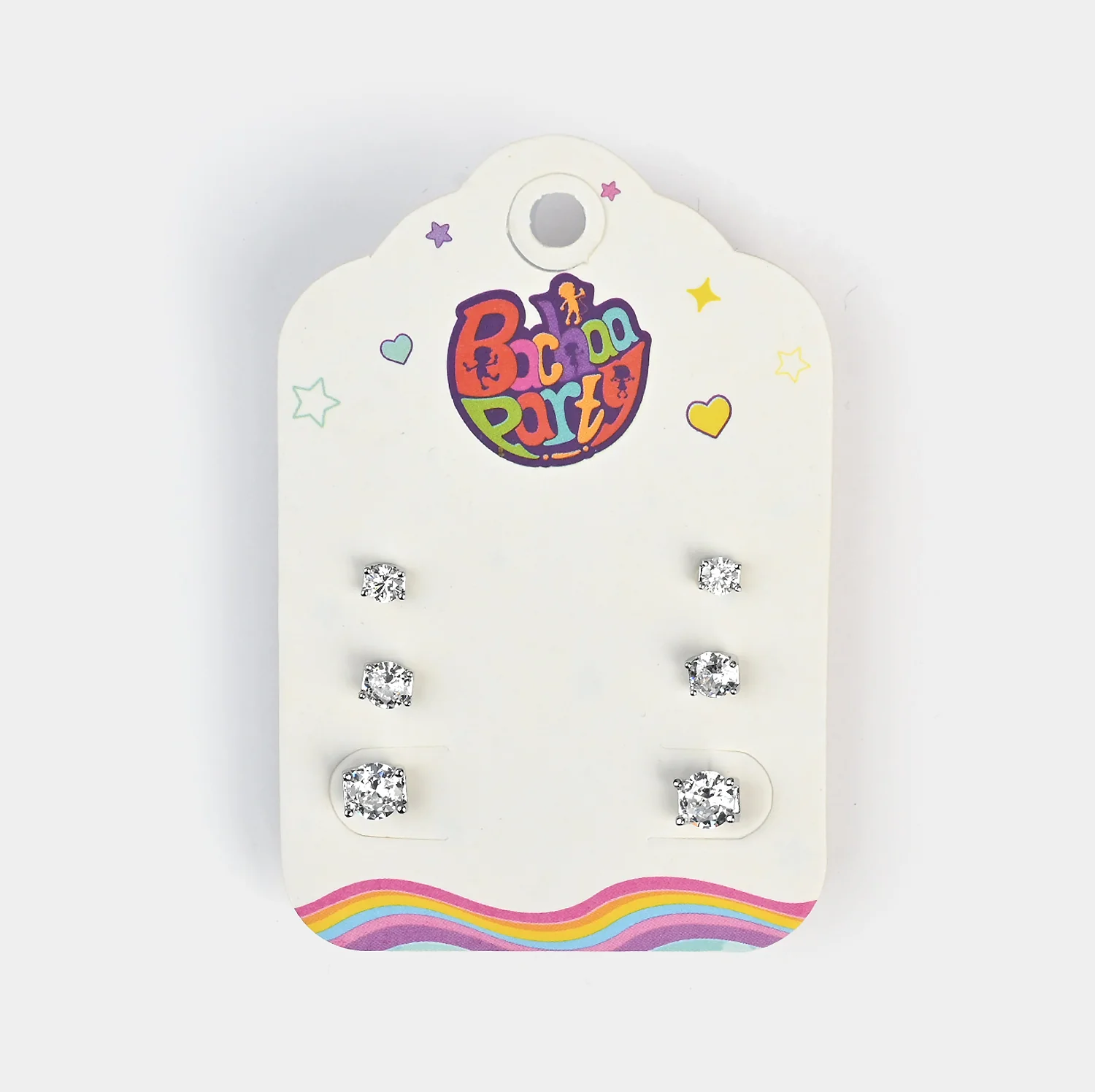Fancy 3 Pair Stud Earring for Girls
