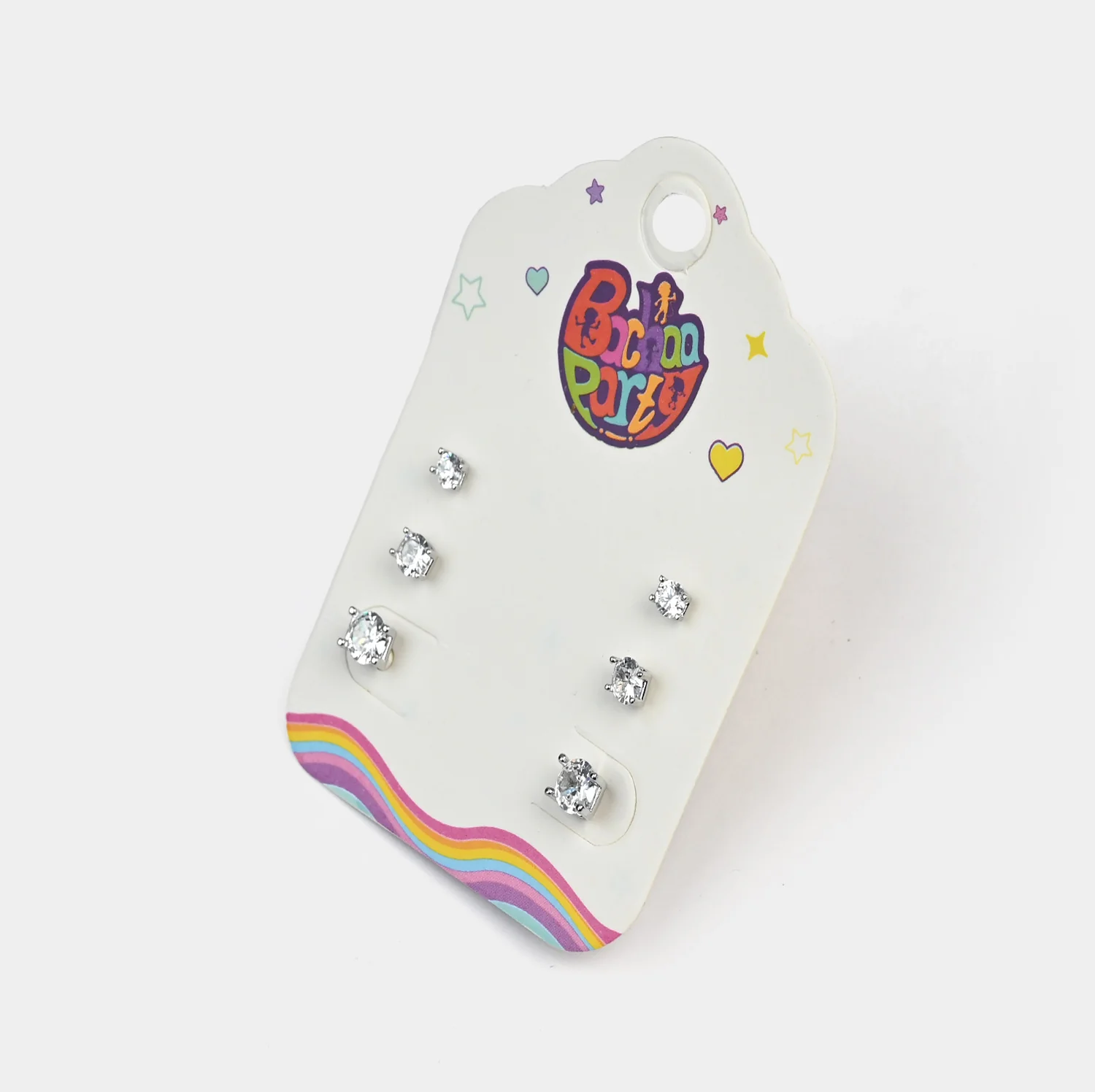 Fancy 3 Pair Stud Earring for Girls - Image 2