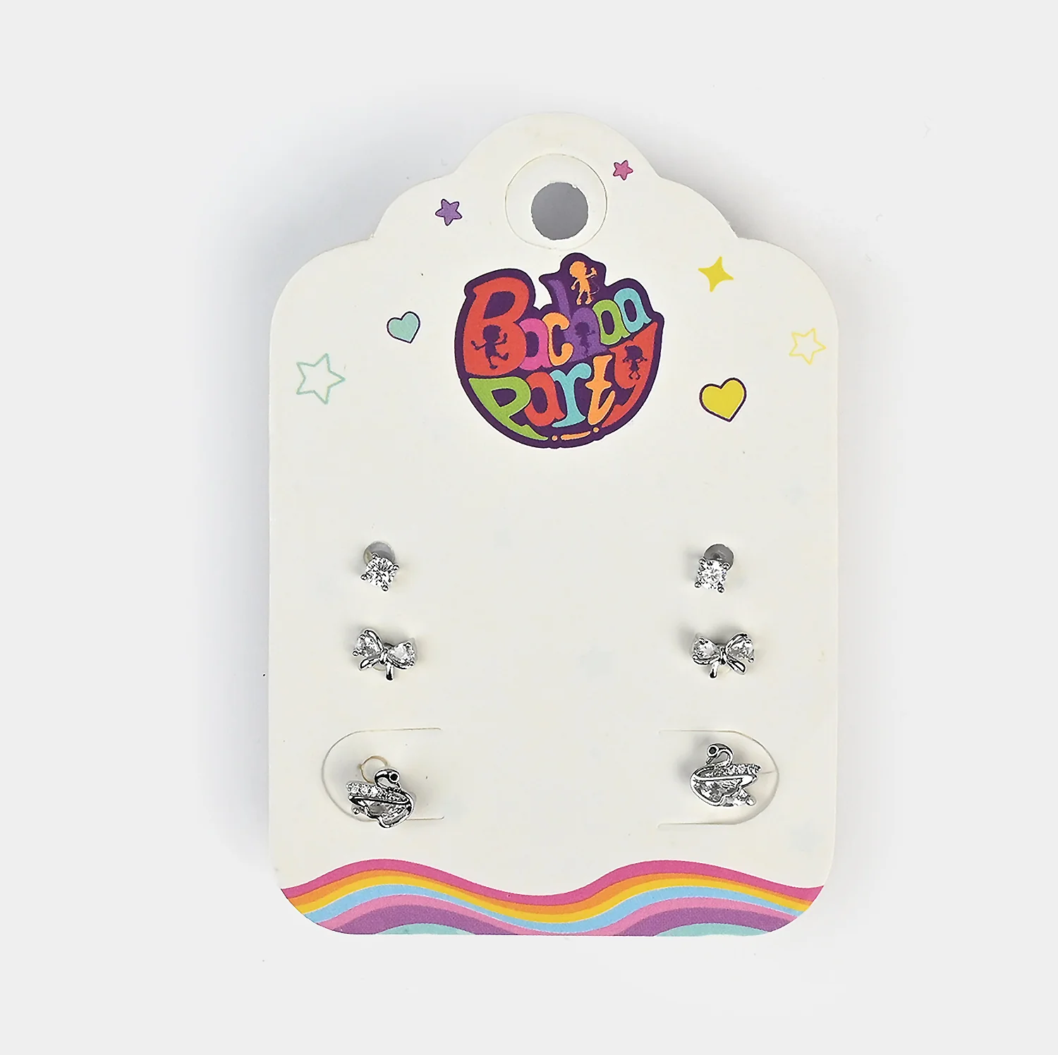Fancy 3 Pair Stud Earring for Girls