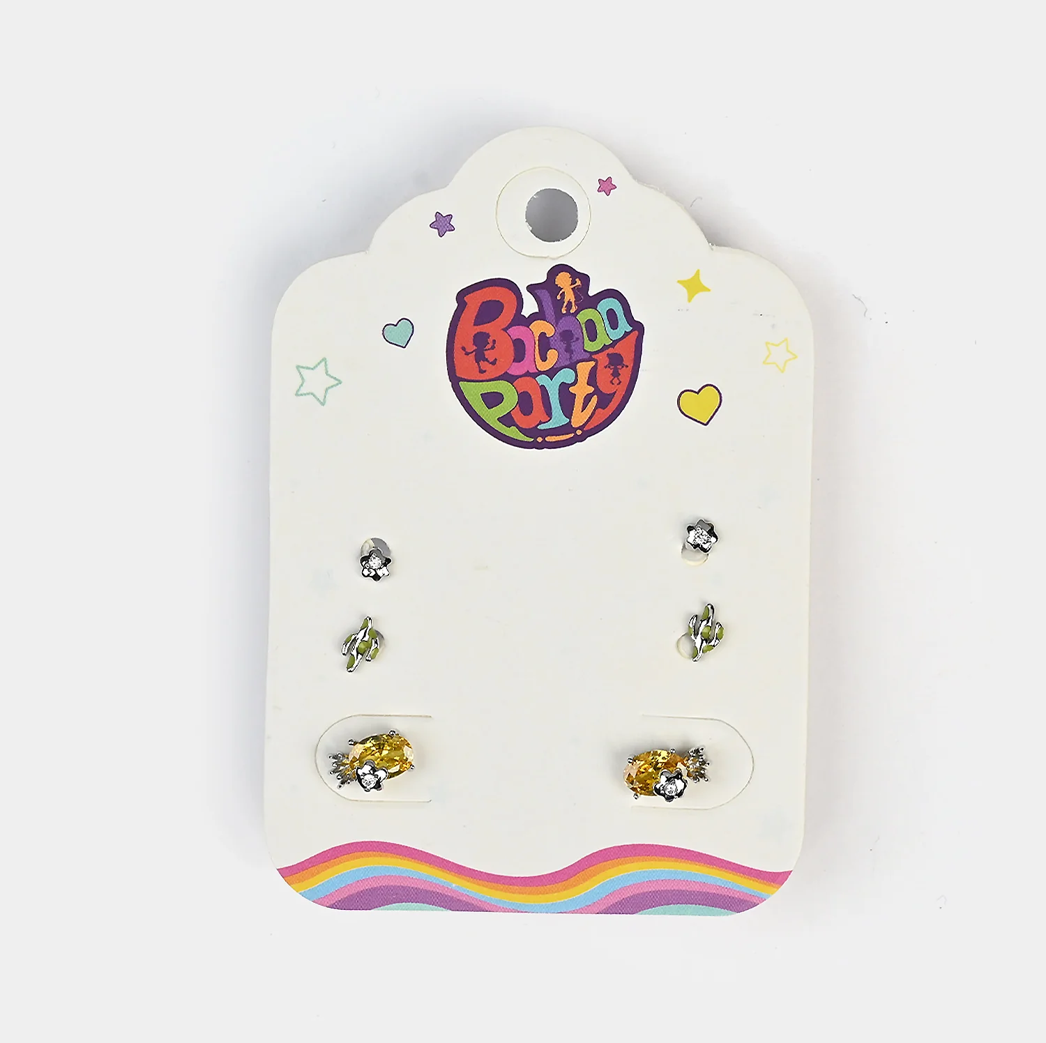 Fancy 3 Pair Stud Earring for Girls