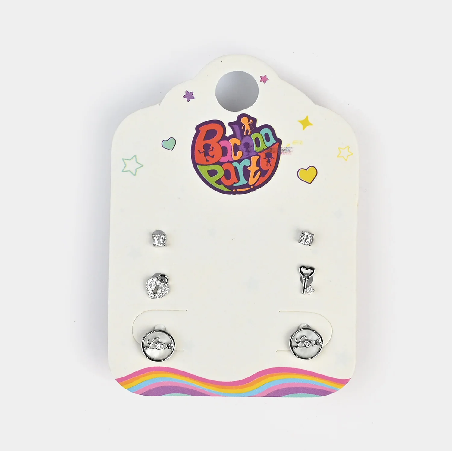 Fancy 3 Pair Stud Earring for Girls