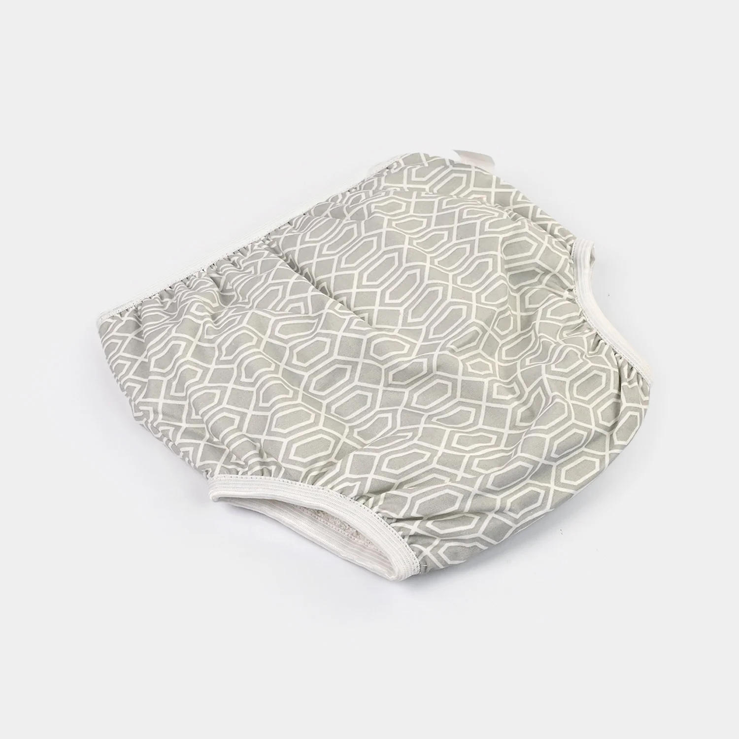 Towel Cotton Panty 12-18M Light Grey Diamond Print - Image 2