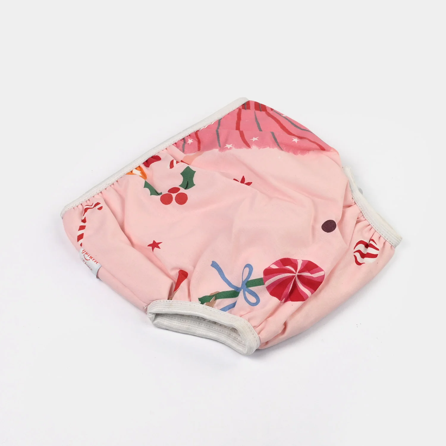 Towel Cotton Panty 12-18M Pink Girl Print - Image 2