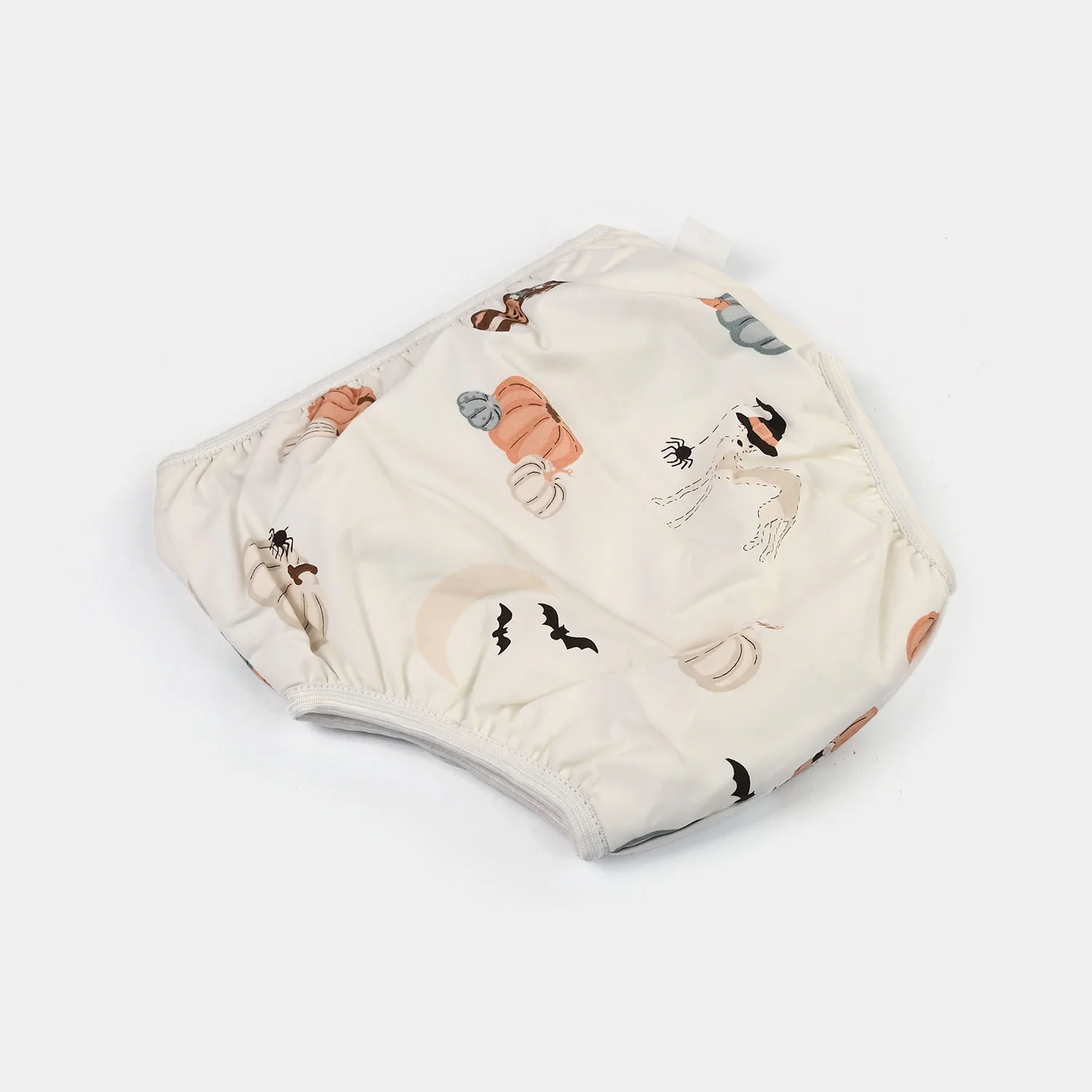 Towel Cotton Panty 18-24M Cream Pumpkin Print - Image 2