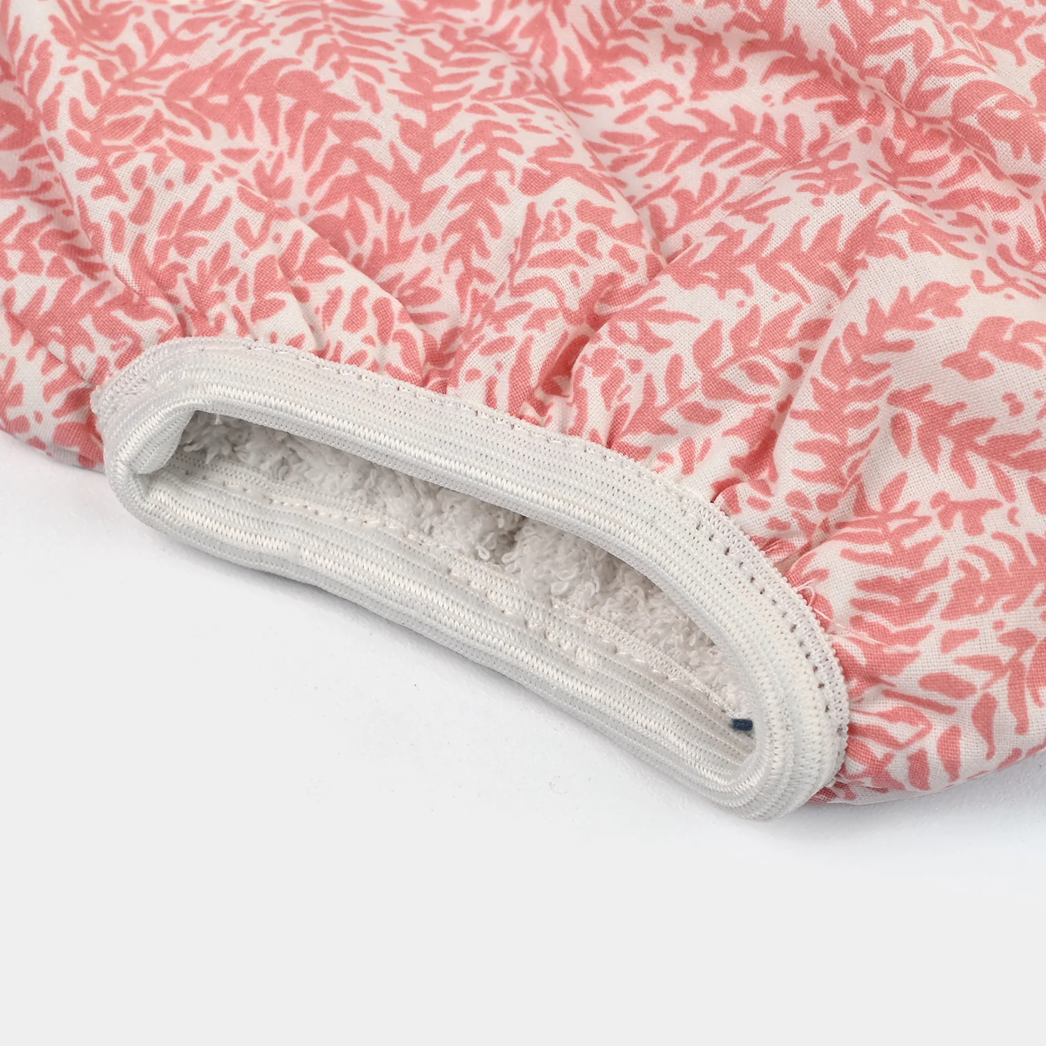Towel Cotton Panty 6-12M Pink Leaf Print - Image 3