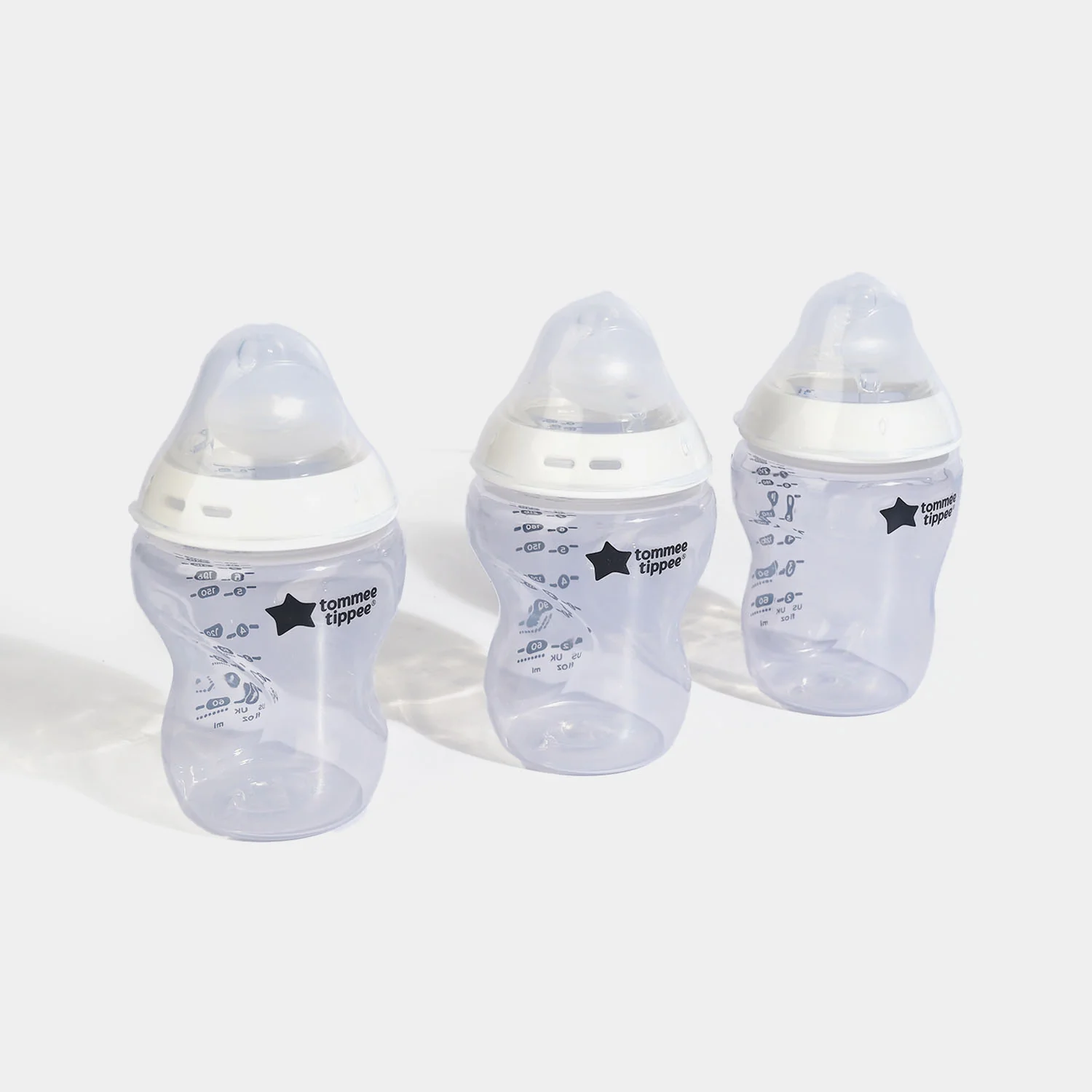 Tommee Tippee Natural Start Feeding Bottle Set – 3-Pack (260ml / 9oz)
