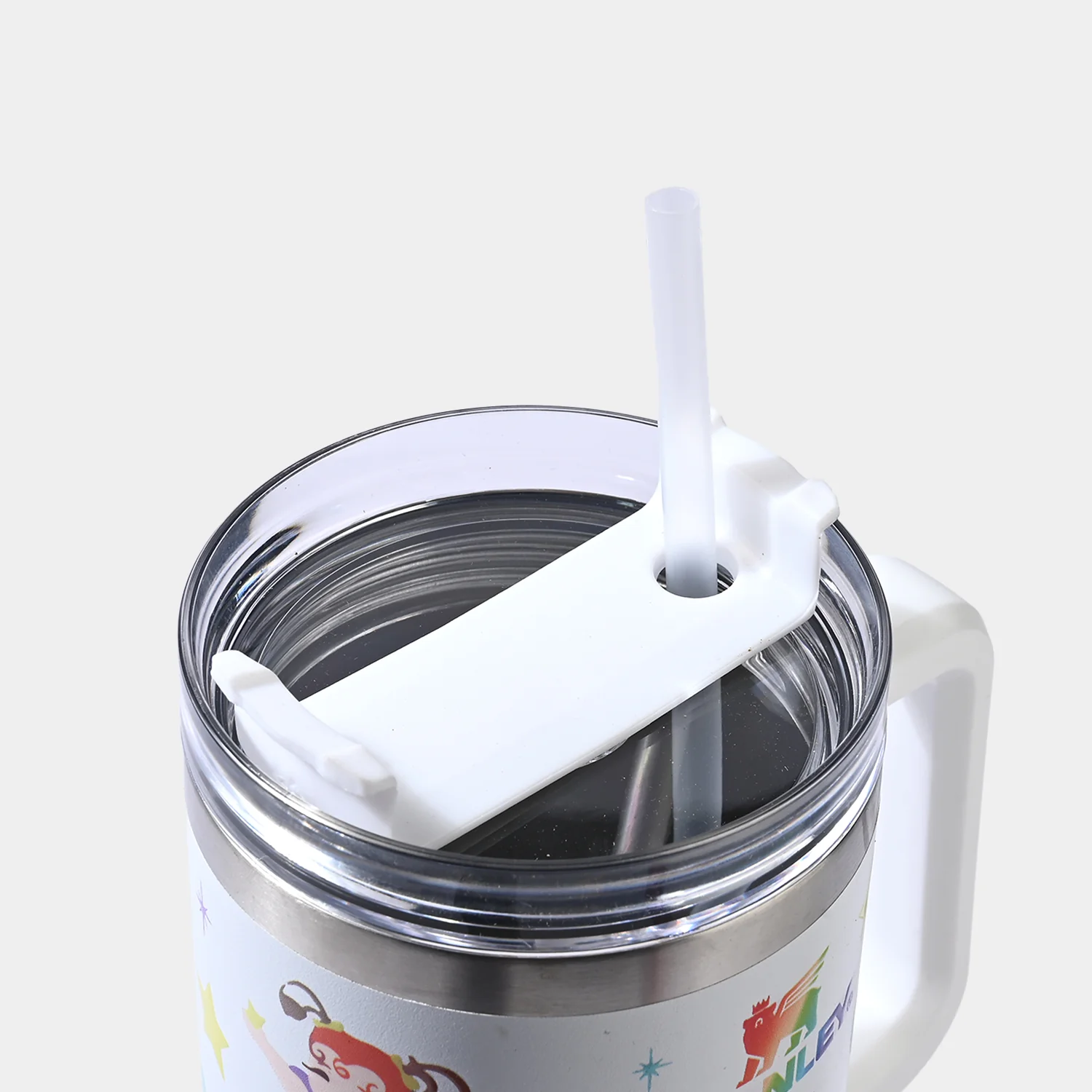 Customized Insulated Travel Tumbler with Handle - Image 2