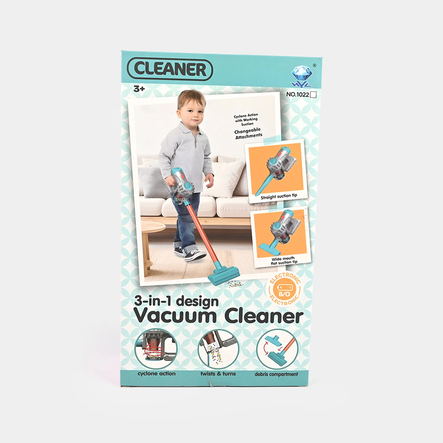 3-in-1 Kids Vacuum Cleaner Toy - Image 2