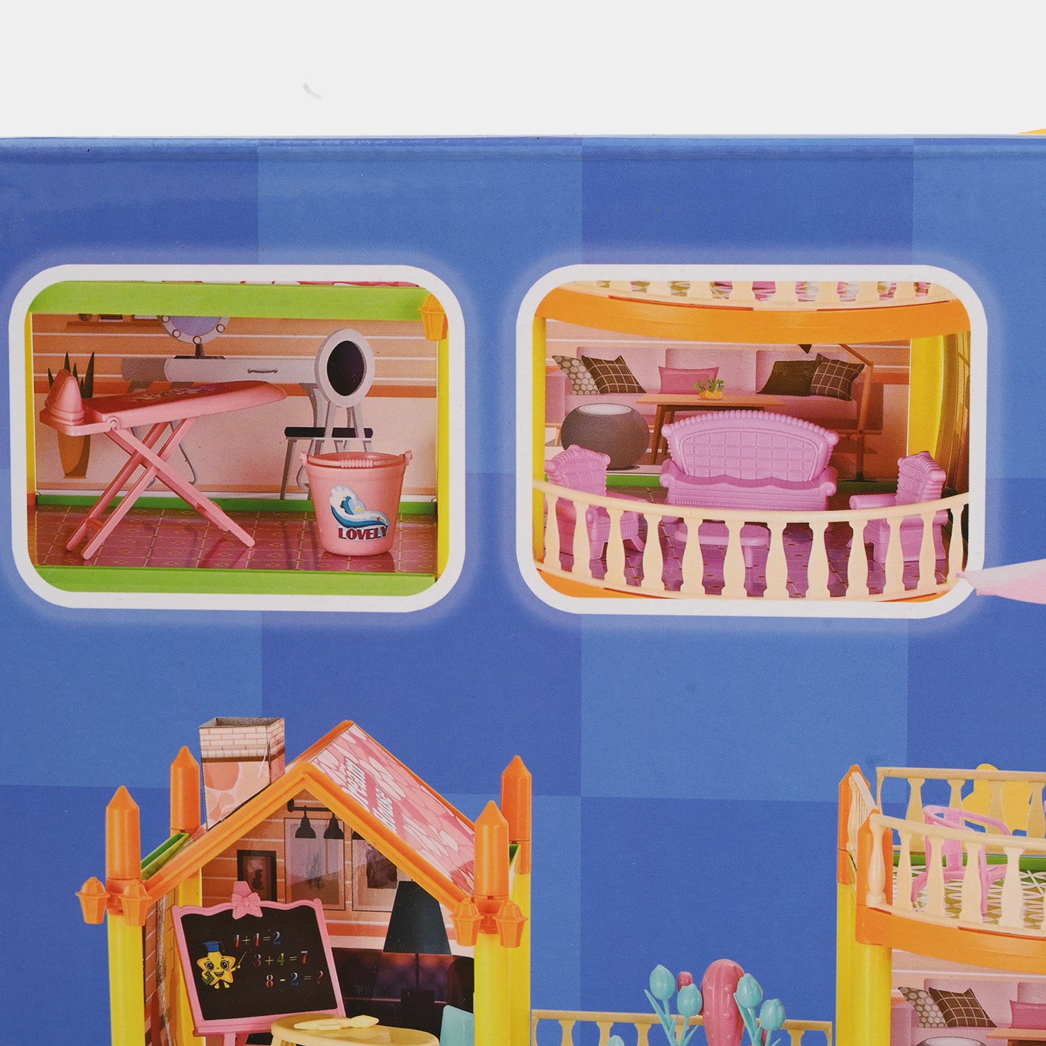 Kids Villa Dollhouse Play Set (156 Pieces) - Image 4