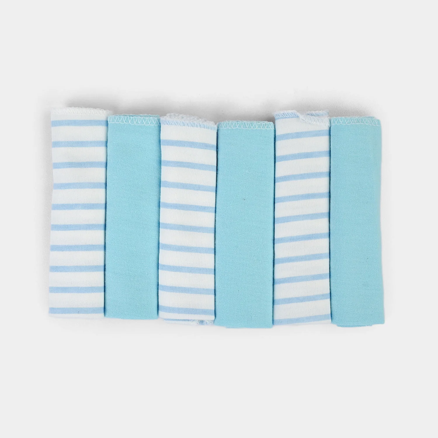 Baby Hooded Wrapping Sheet + 6Pcs Washcloths - Image 4