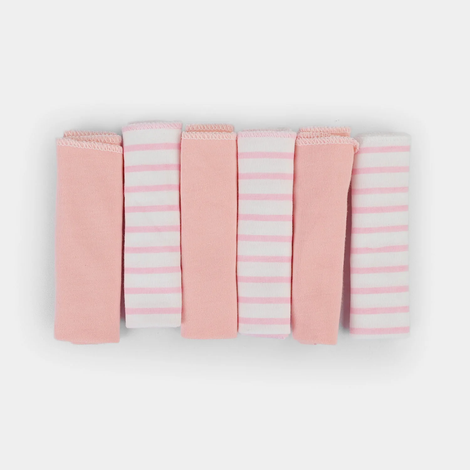 Baby Hooded Wrapping Sheet + 6Pcs Washcloths - Image 4