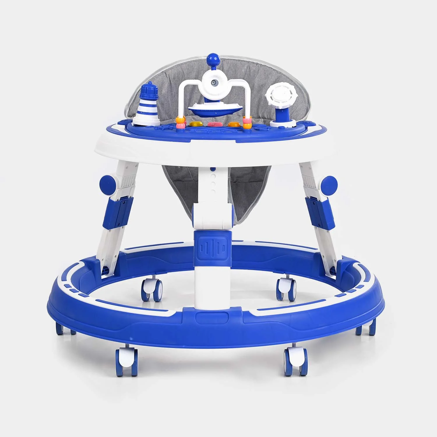 Multifunctional Baby Walker Round Shaped 618 Blue - Image 2