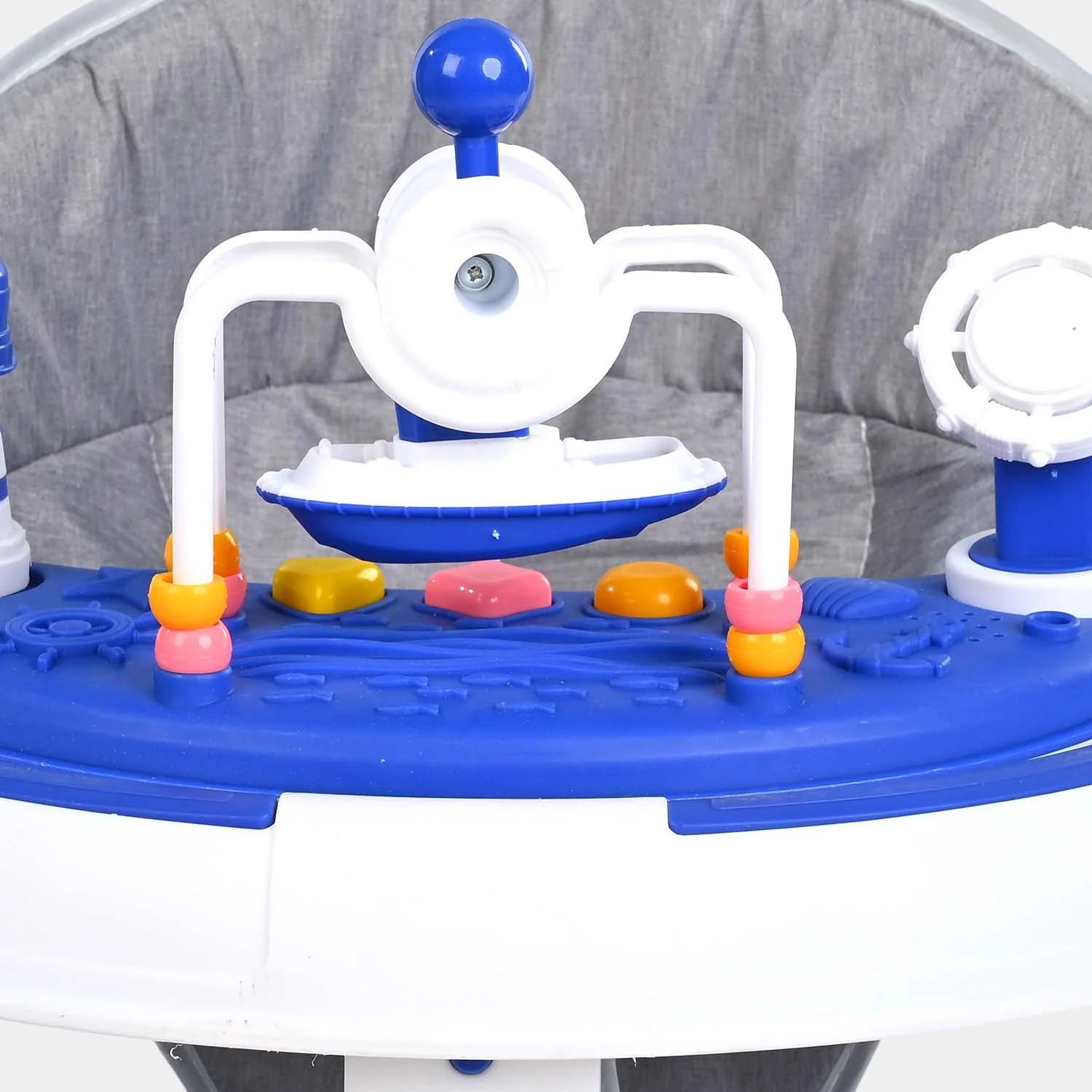 Multifunctional Baby Walker Round Shaped 618 Blue - Image 3