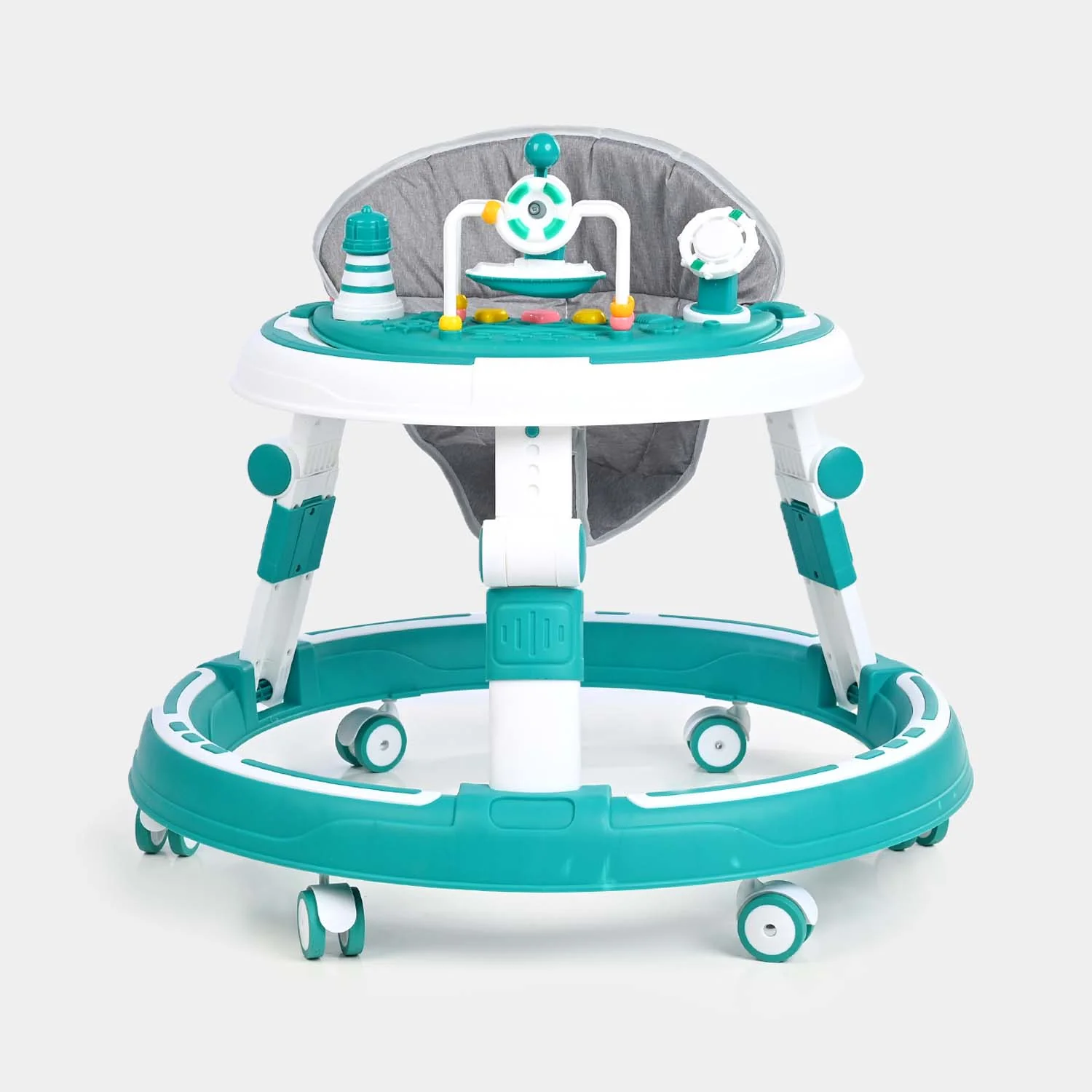 Multifunctional Baby Walker Round Shaped 618 Sea Green - Image 2