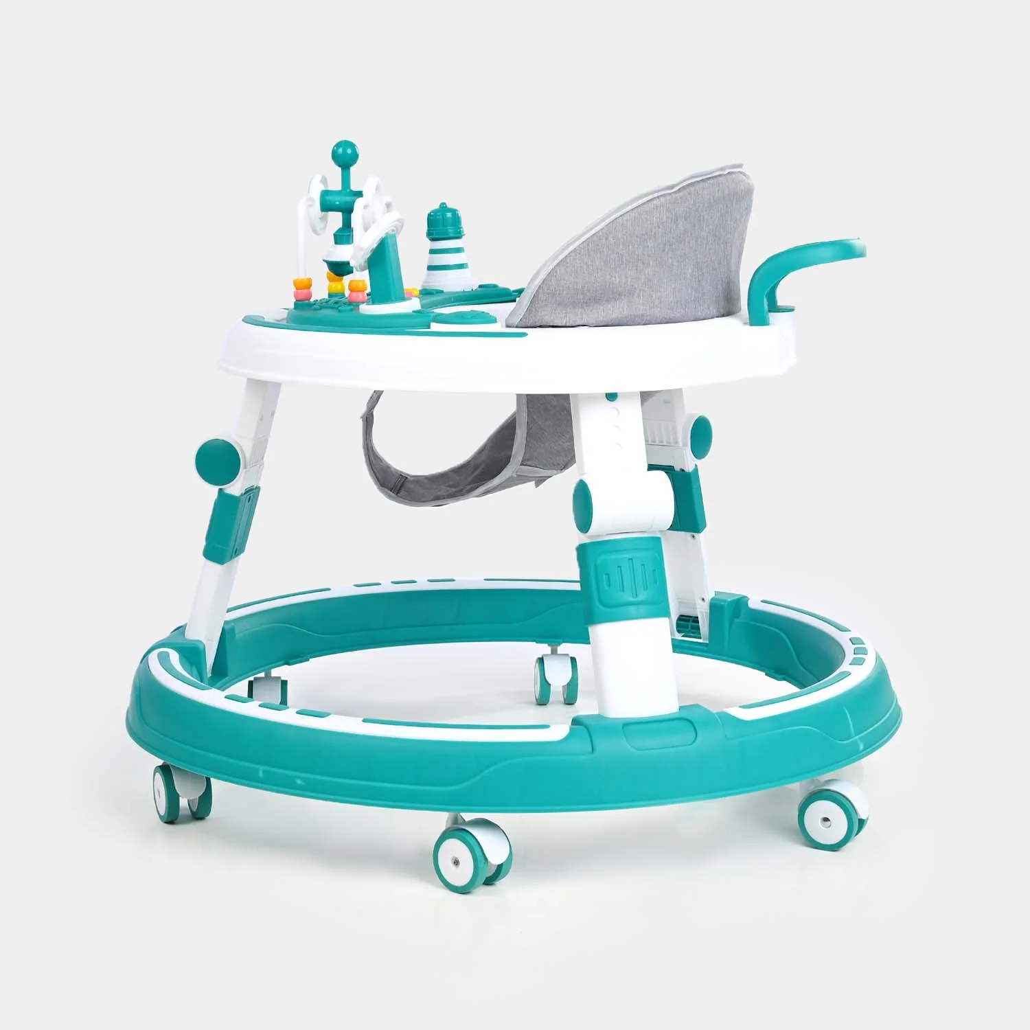 Multifunctional Baby Walker Round Shaped 618 Sea Green - Image 6
