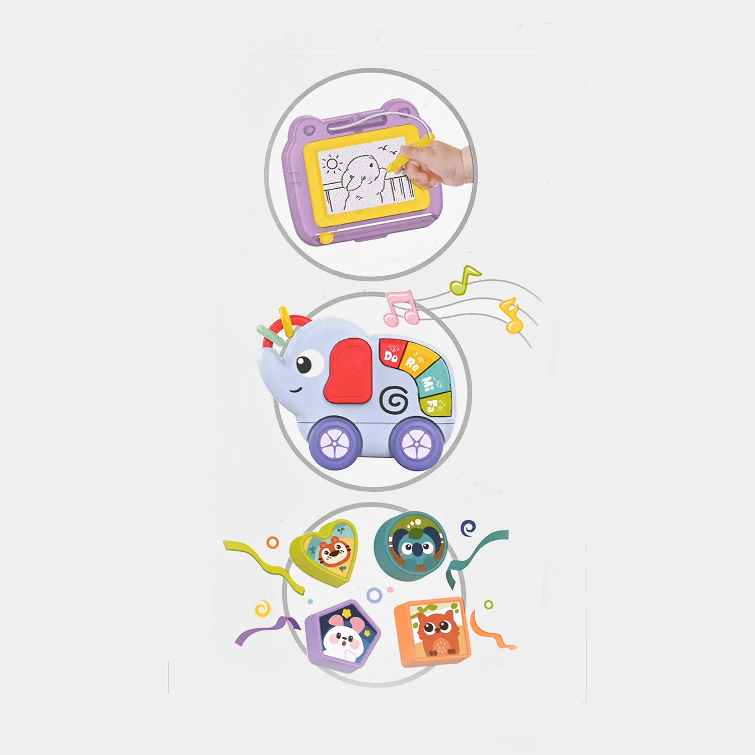 Discover & Play Baby Walker with Detachable Drawing Board - Image 2