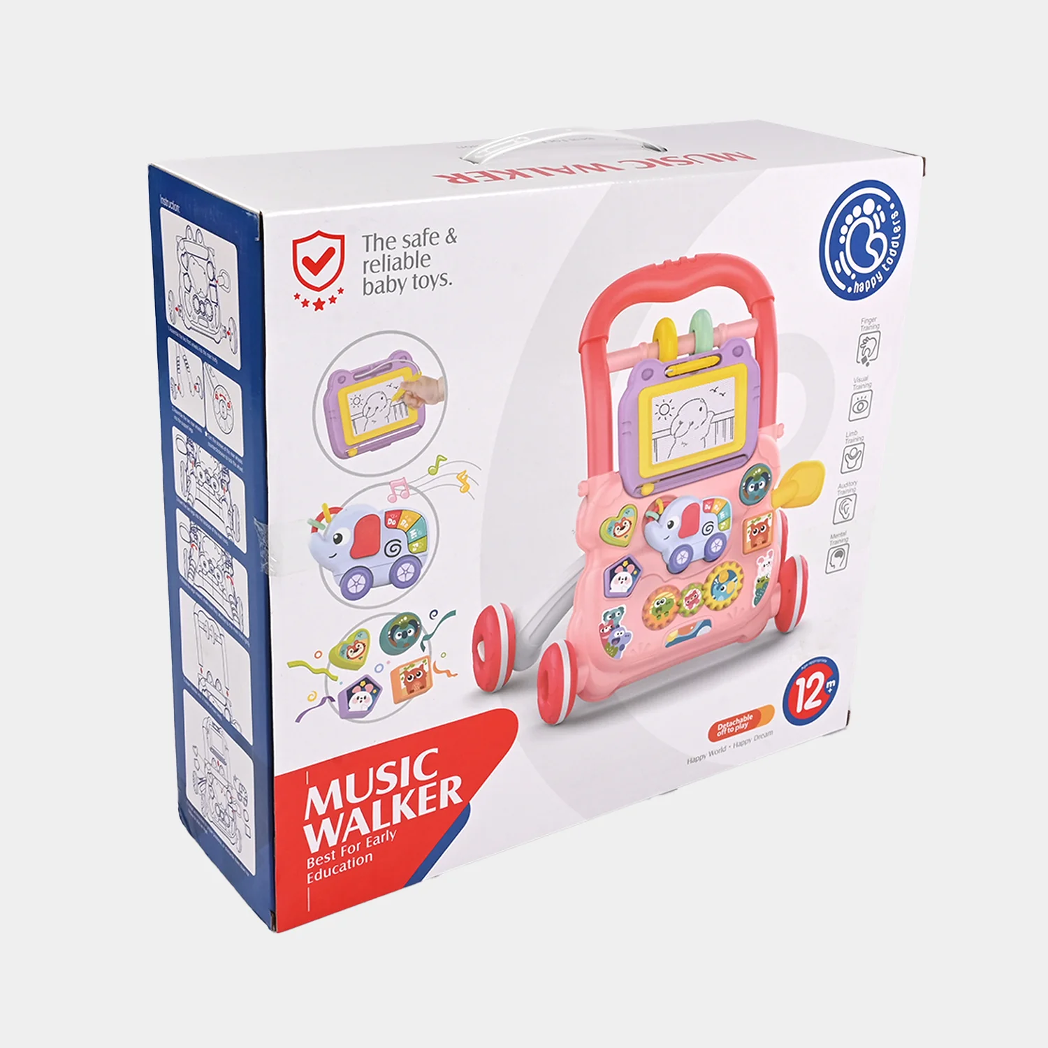 Discover & Play Baby Walker with Detachable Drawing Board - Image 3