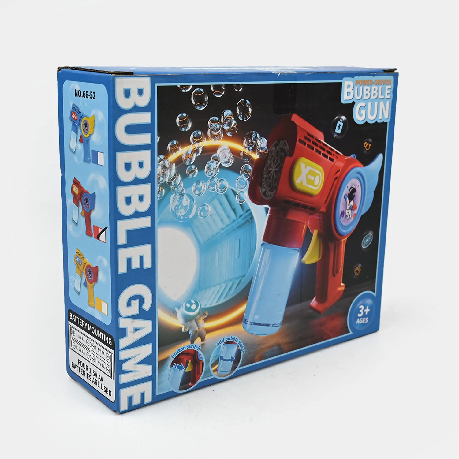 Battery Operated Space Bubble Blaster Toy - Image 3