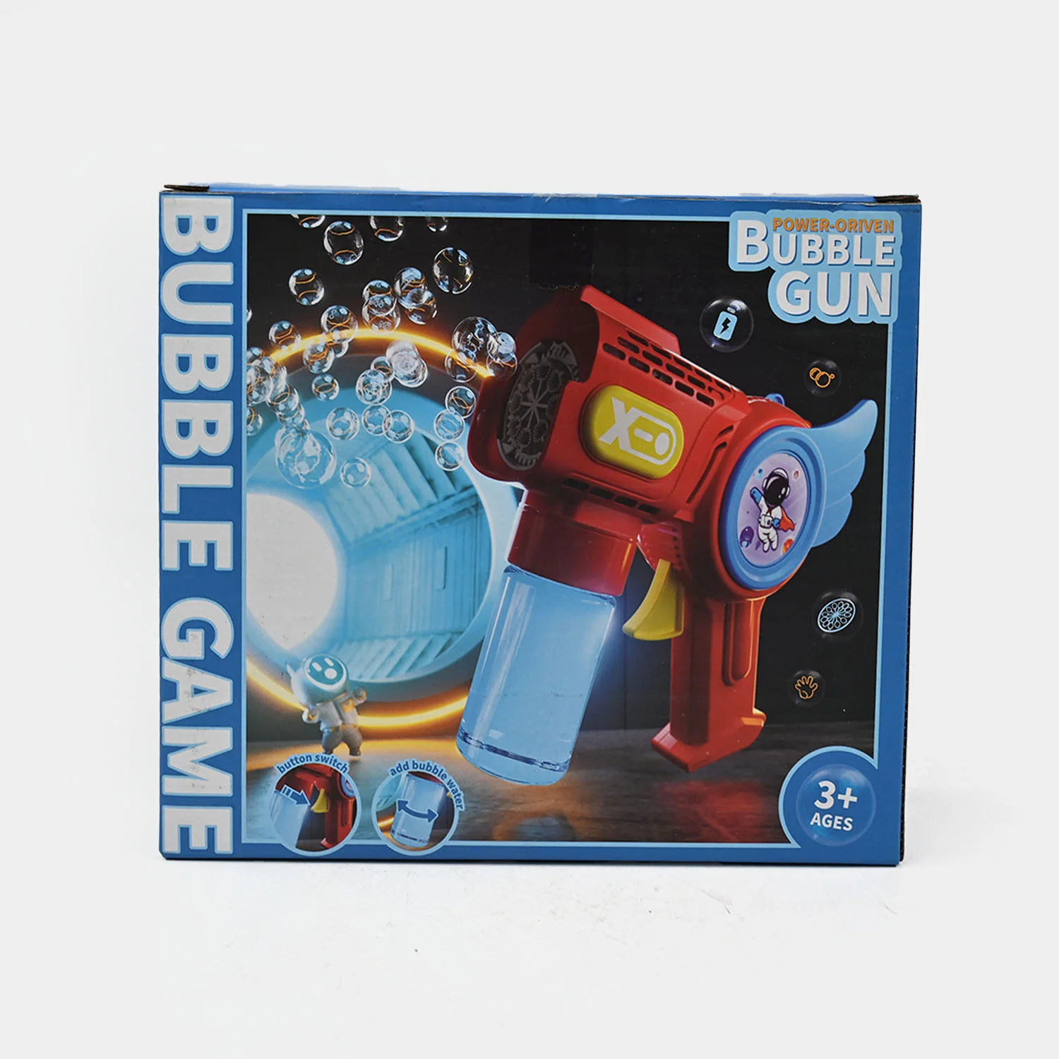 Battery Operated Space Bubble Blaster Toy - Image 7
