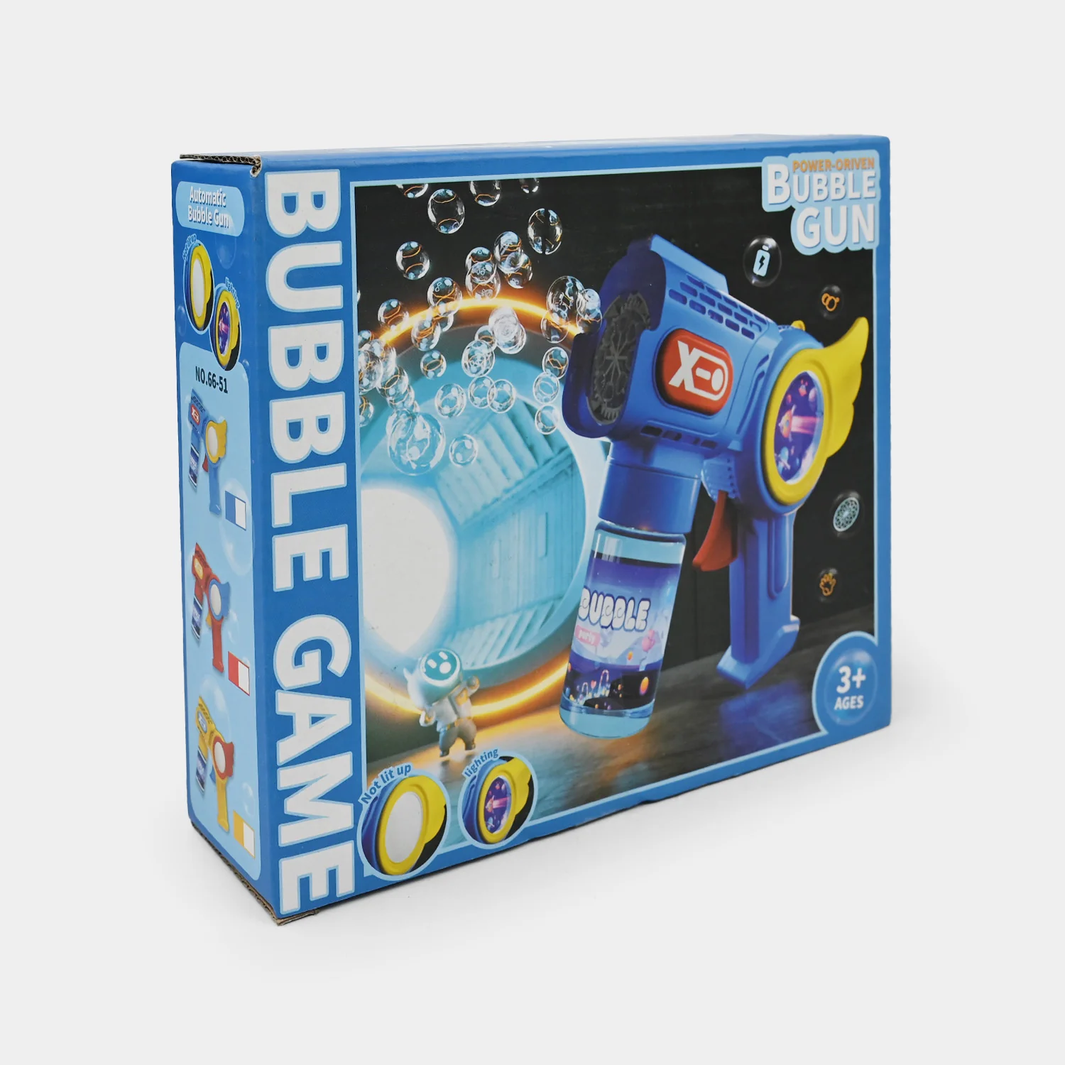 Battery Operated Space Bubble Blaster Toy - Image 3