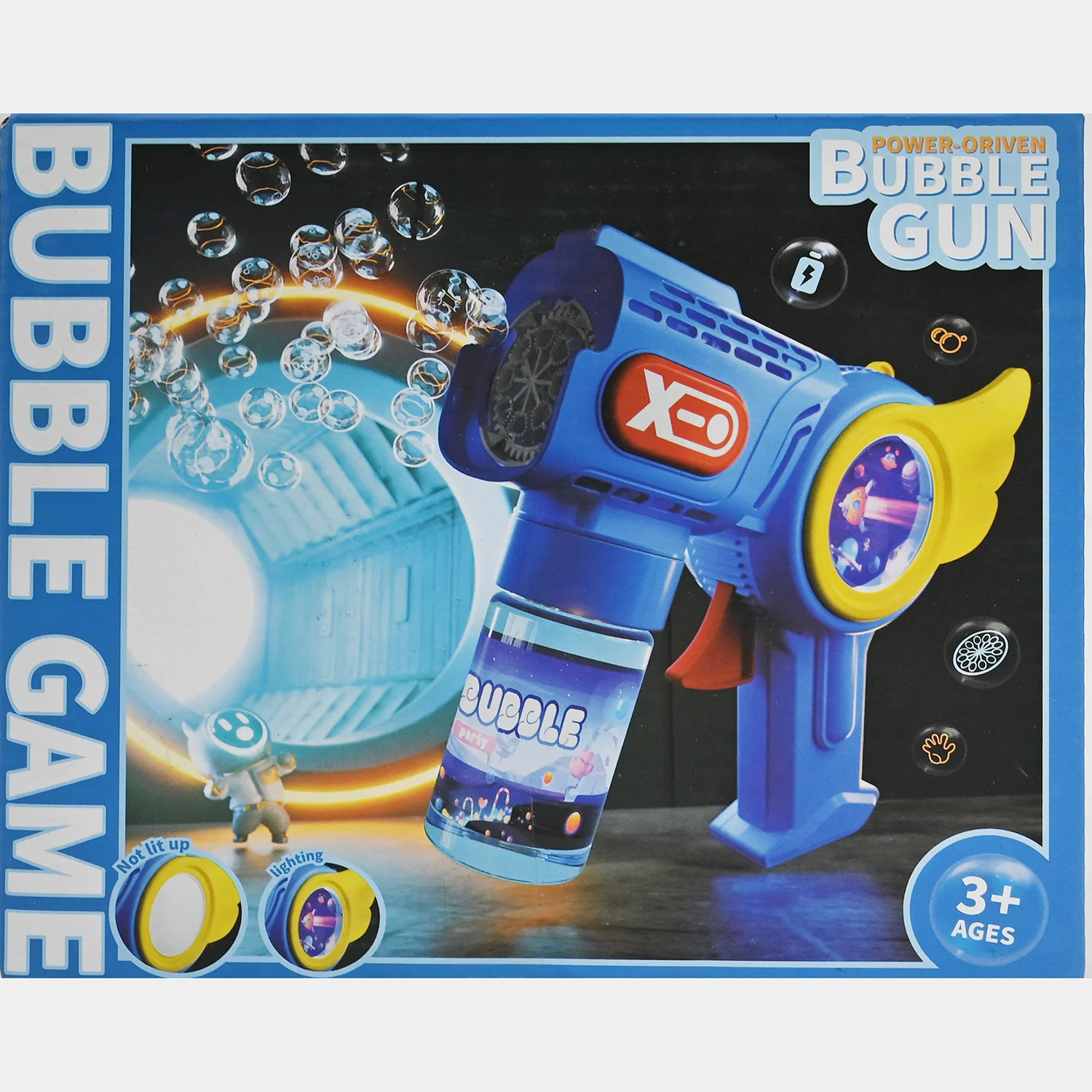 Battery Operated Space Bubble Blaster Toy - Image 6