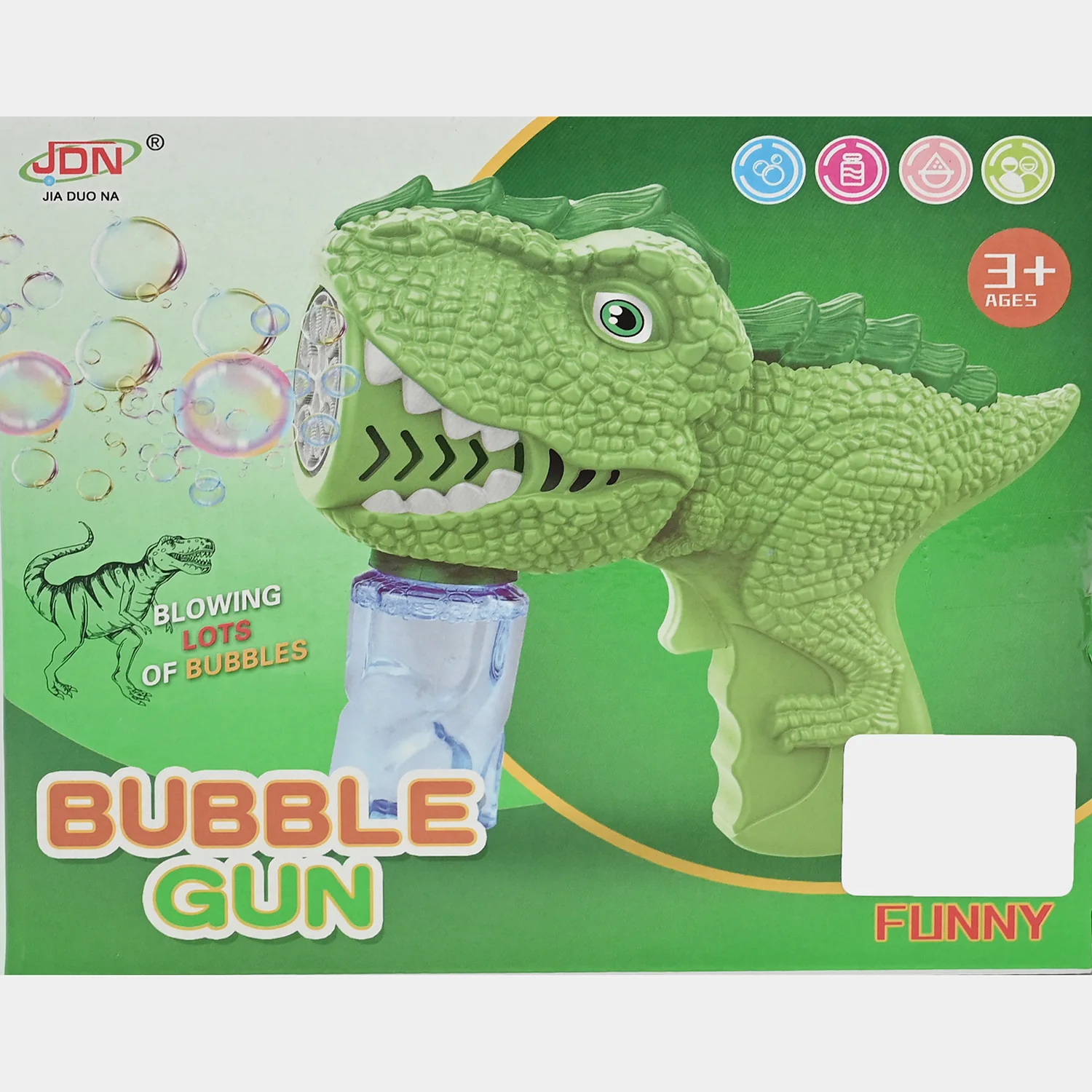 Electric Dino Bubble Blaster for Kids - Image 5